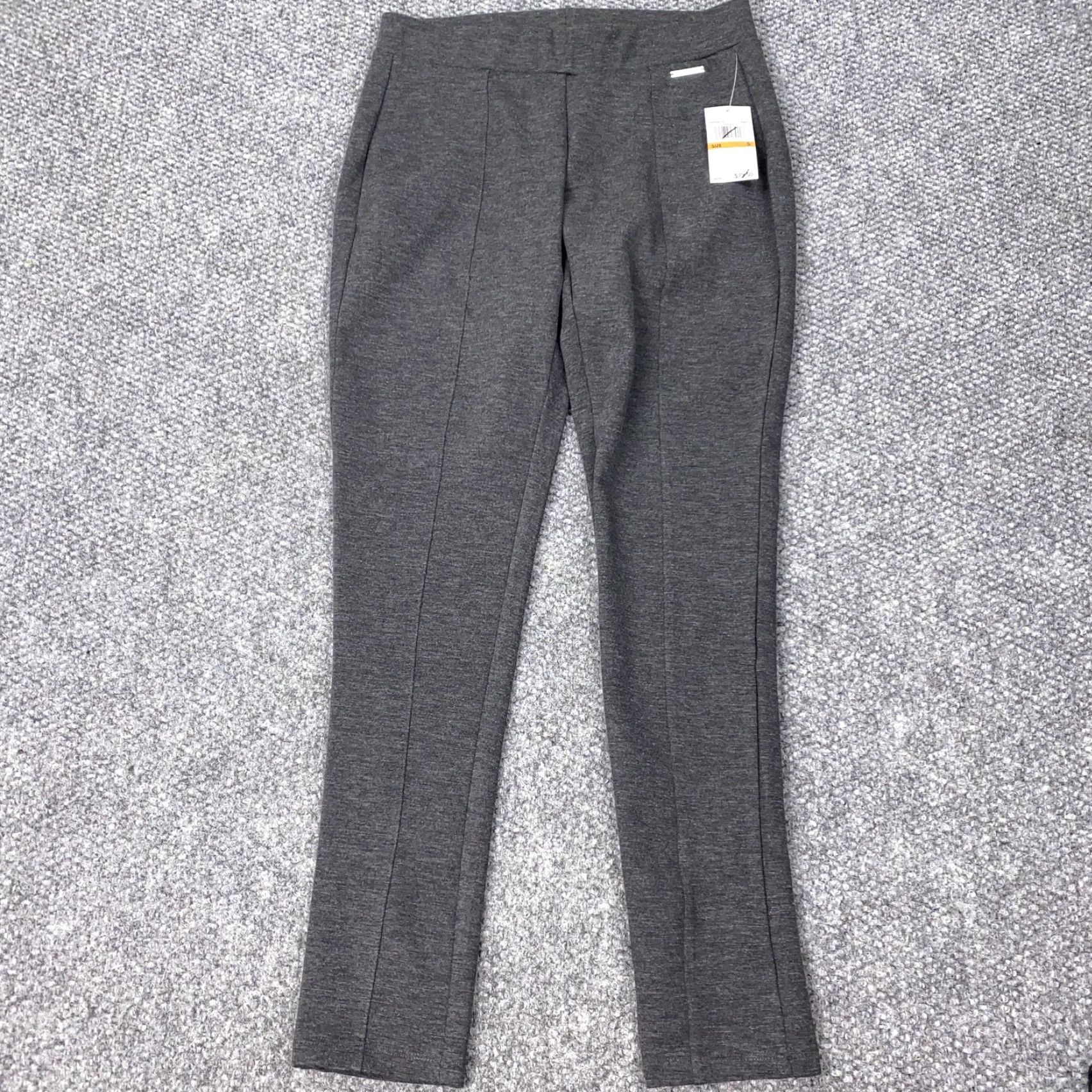 Michael Kors Michael Kors Pants Womens Small Gray Ponte Pull On Slim Leg QH83B801WL Size 28" / US 6 / IT 42 - 2 Thumbnail