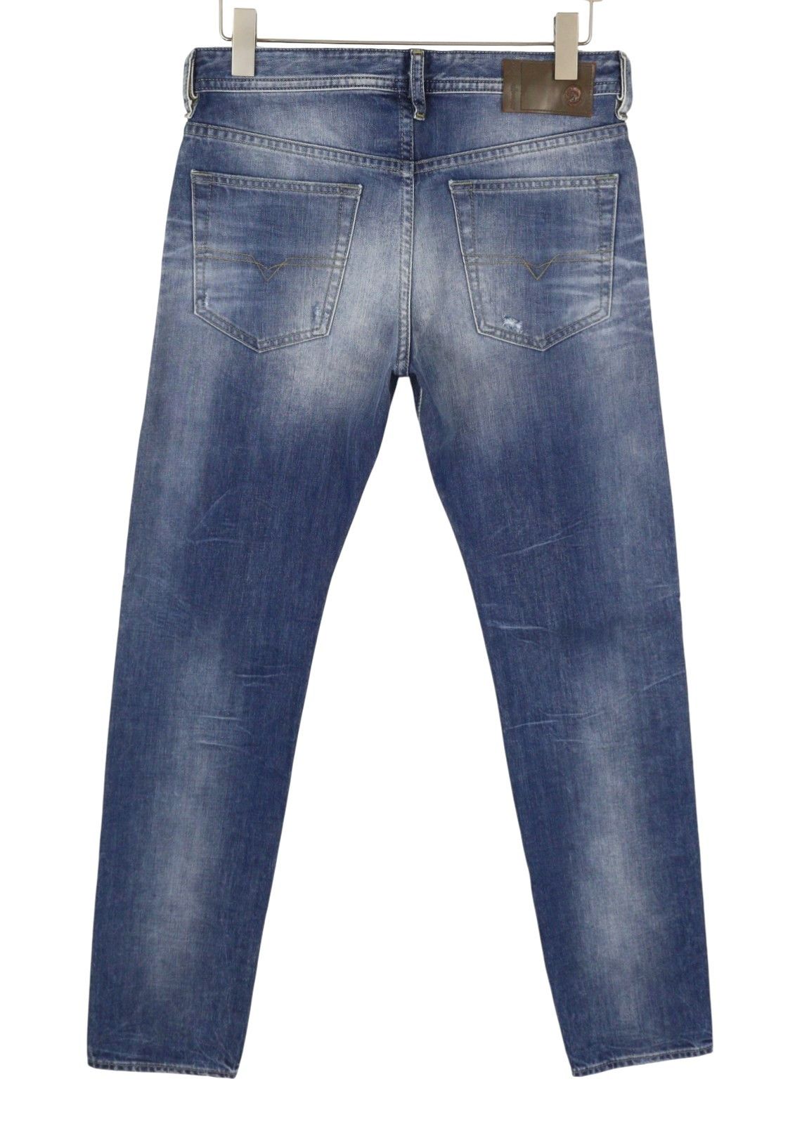 Diesel BUSTER 0848I W30/L34 Blue Faded Regular Slim Jeans 89065 Size US 30 / EU 46 - 2 Thumbnail