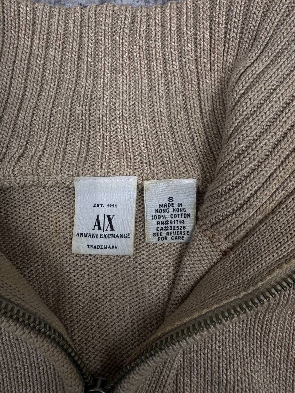 Armani Exchange Armani Exchange Men's Half Zip Sweater Beige Size S Size US S / EU 44-46 / 1 - 5 Thumbnail
