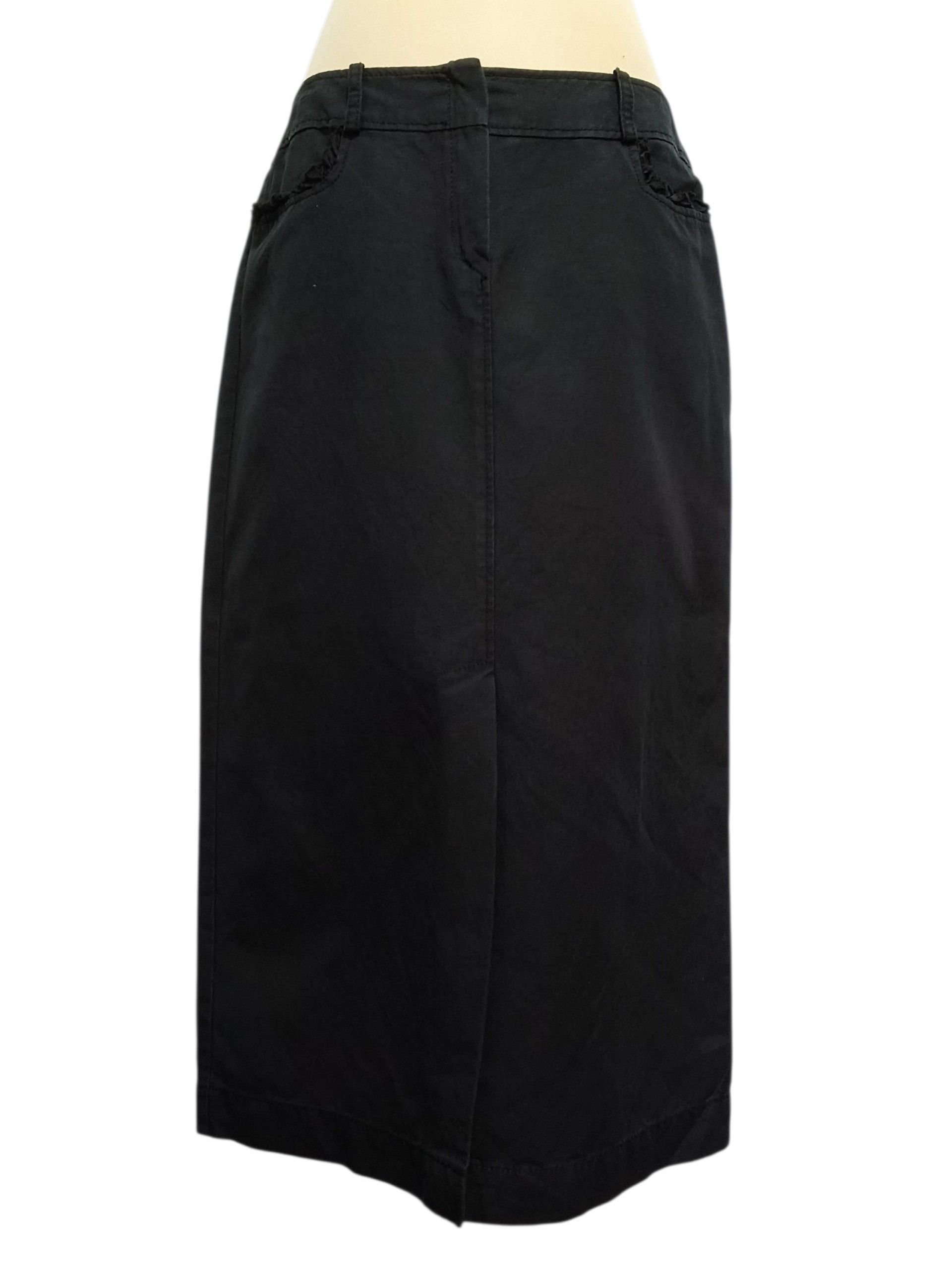 MAX&Co. Max&co Black midi skirt Size 32" / US 10 / IT 46 - 2 Thumbnail