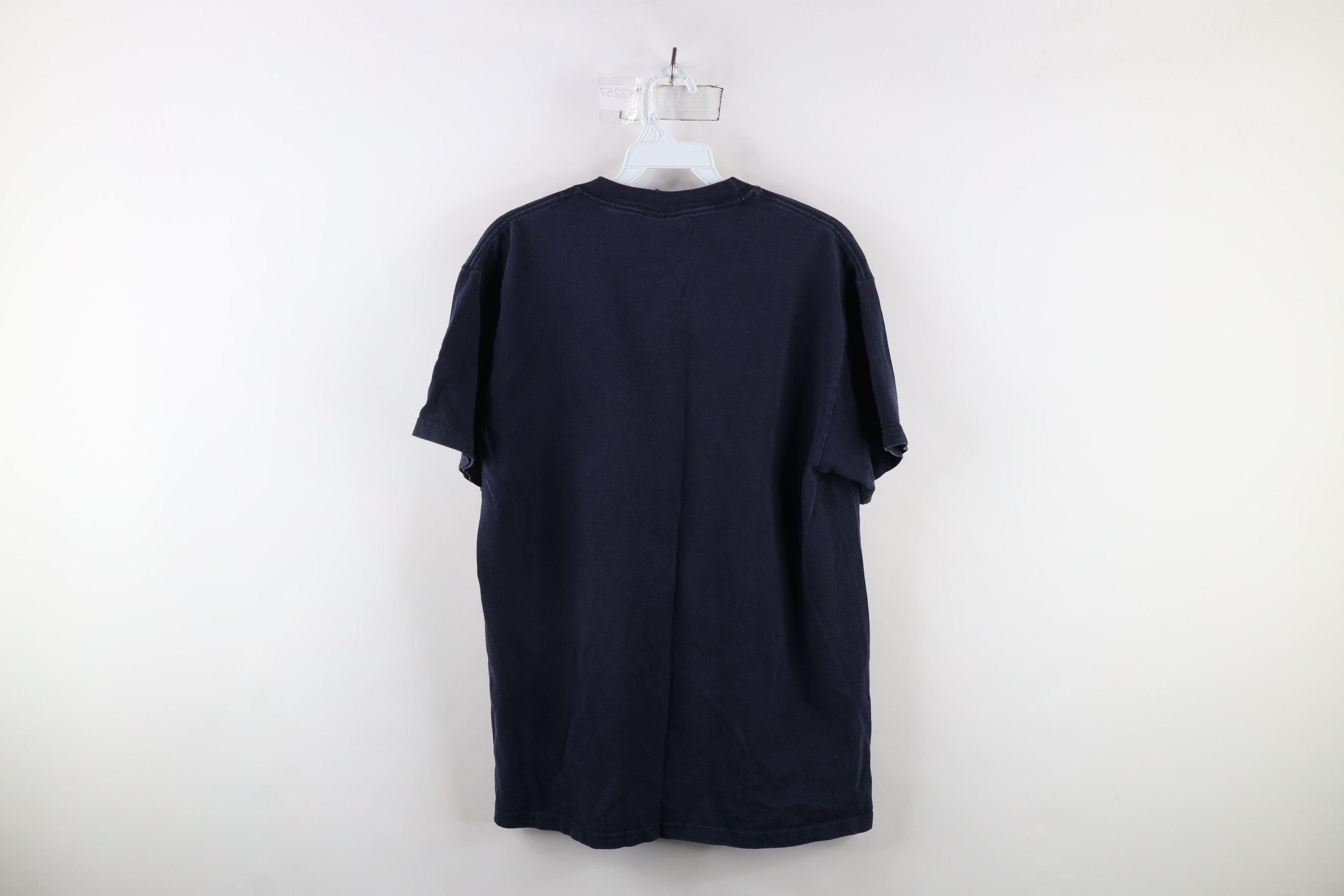 Vintage Vintage 90s Spell Out University of Michigan T-Shirt Blue Size US M / EU 48-50 / 2 - 7 Thumbnail