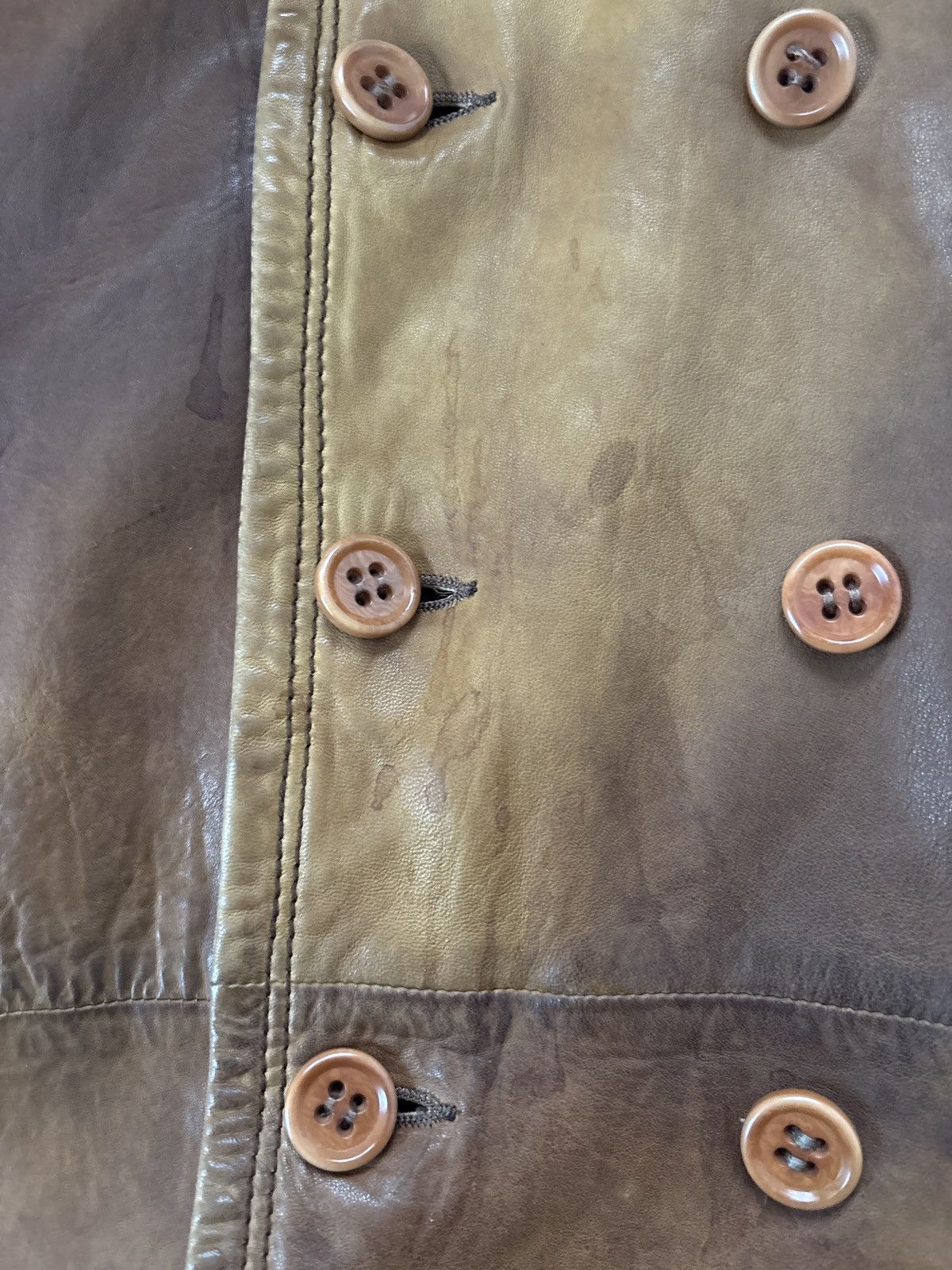 Diesel Vintage Diesel Leather Jacket Size US XXL / EU 58 / 5 - 12 Thumbnail