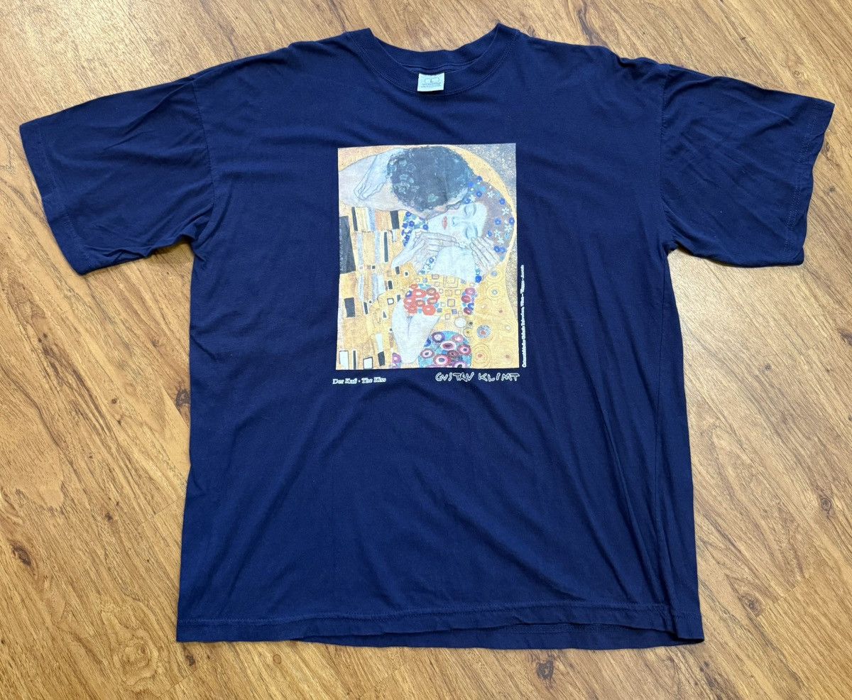 Vintage Vintage Gustav Klimt The Kiss Painting T Shirt Art Tee L Size US L / EU 52-54 / 3 - 2 Thumbnail