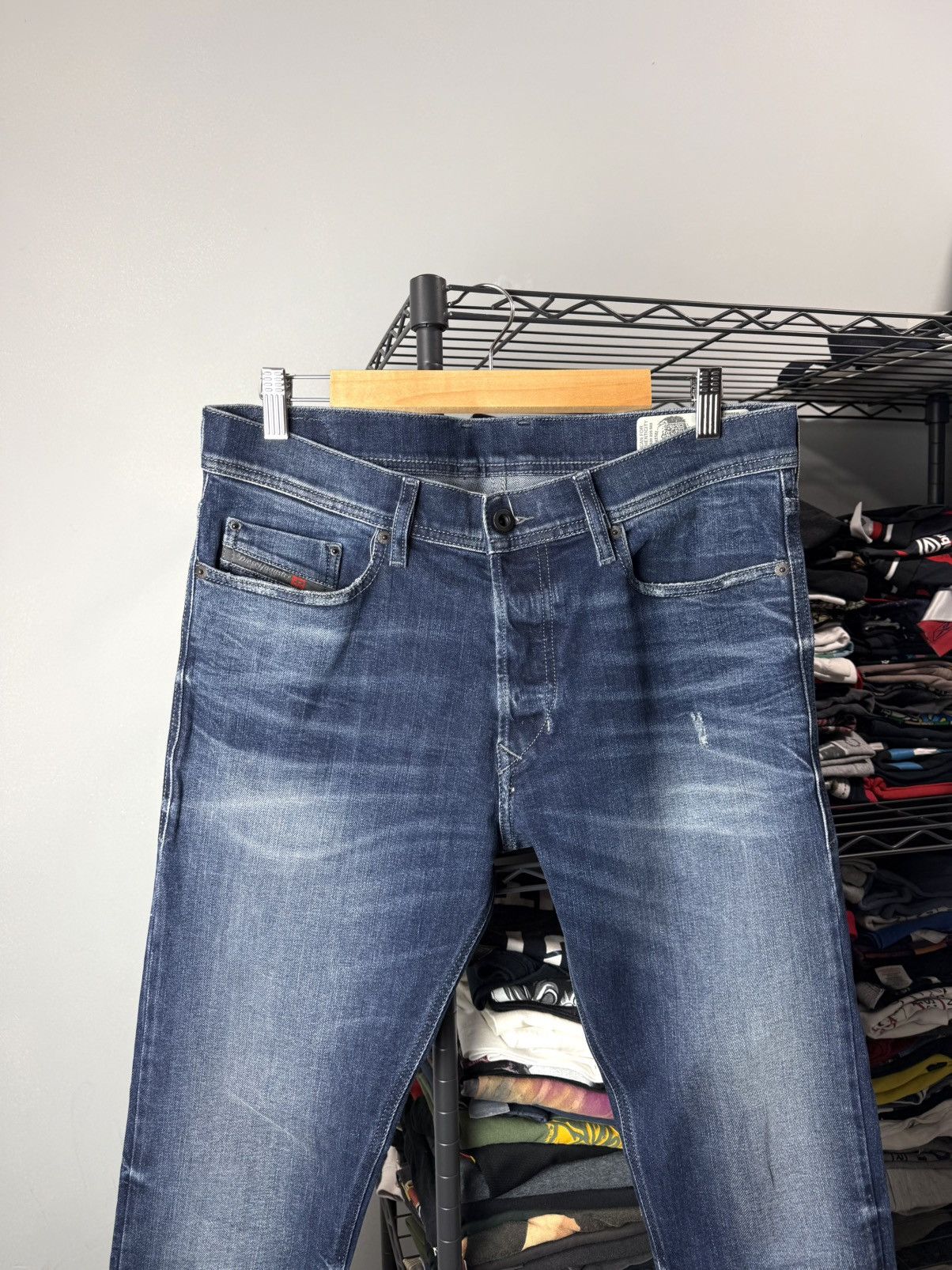 Diesel Vintage Diesel Tepphar Denim Pants Jeans Black Gold Size US 31 - 3 Thumbnail