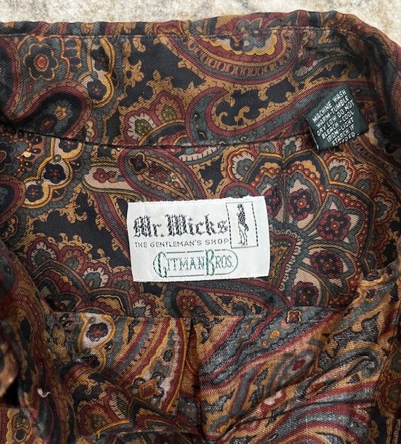 Gitman Bros. Vintage Gitman Bros. Vintage Paisley Shirt (M) – Made in USA Size US M / EU 48-50 / 2 - 2 Thumbnail
