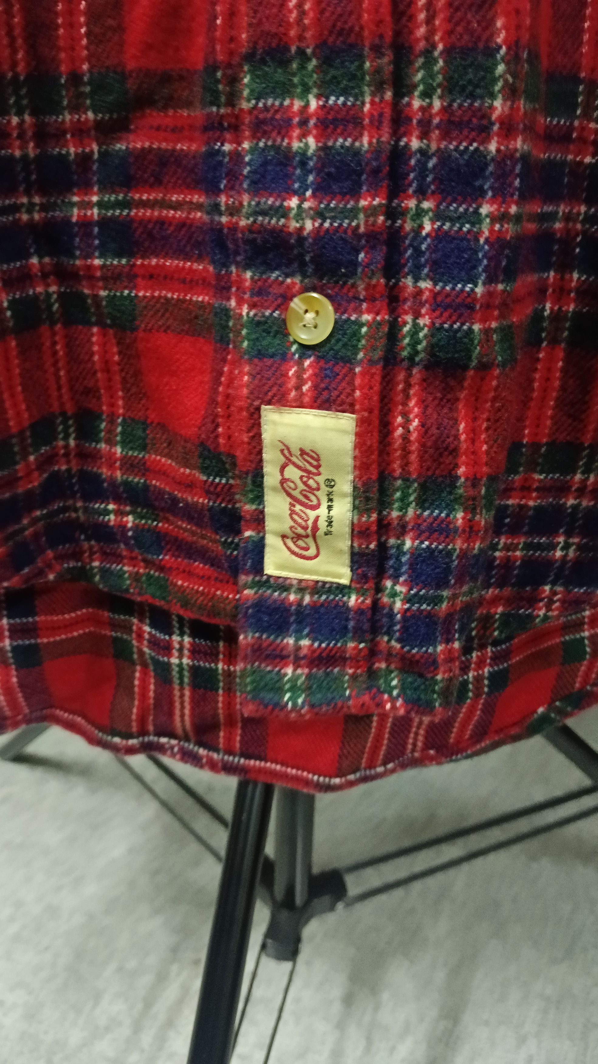 Coca Cola × Flannel × Vintage 1998 Coca Cola Vintage Flannel Size US M / EU 48-50 / 2 - 3 Thumbnail
