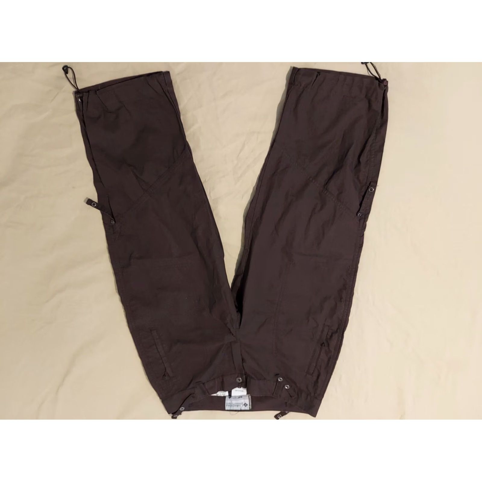 Vintage Womens Columbiawear Capri Hiking Pants Brown Size 27" / US 4 / IT 40 - 3 Thumbnail