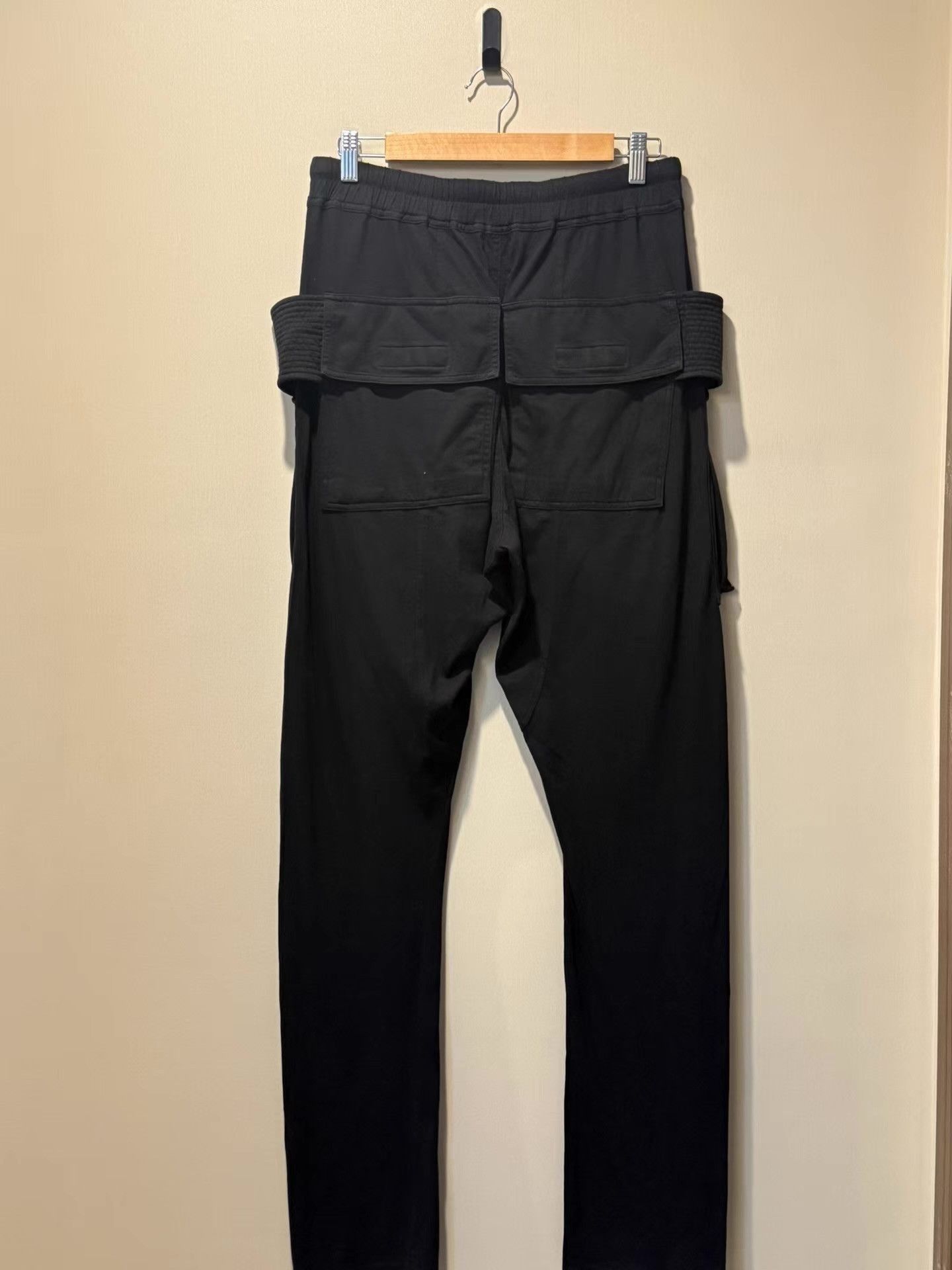 Rick Owens Black Cargo Pants with Multiple Pockets Size 30 Size US 30 / EU 46 - 3 Thumbnail
