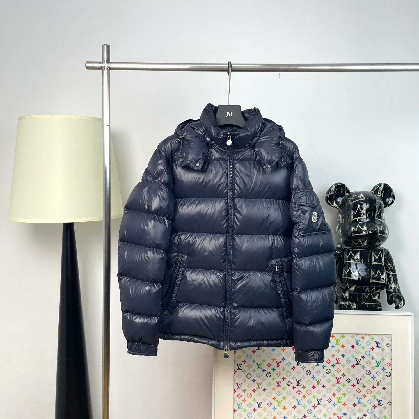Moncler Moncler Blue Heavy Coat xl Men Size US XL / EU 56 / 4 - 1 Thumbnail