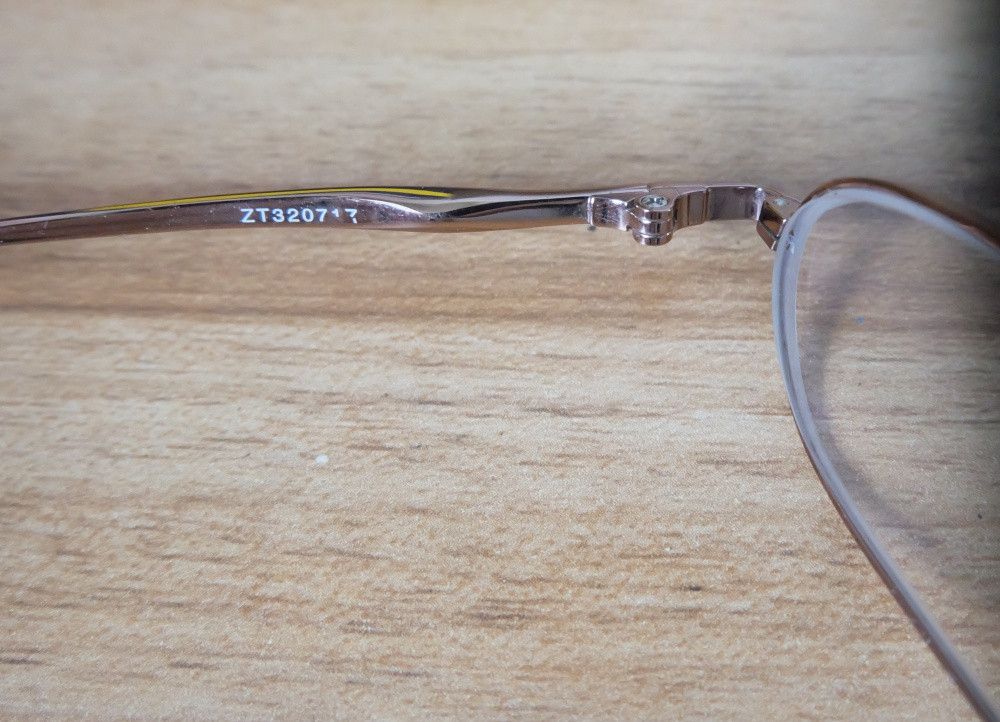 Japanese Brand Zoff Glasses Bronze Copper Slim Frame Size ONE SIZE - 7 Thumbnail