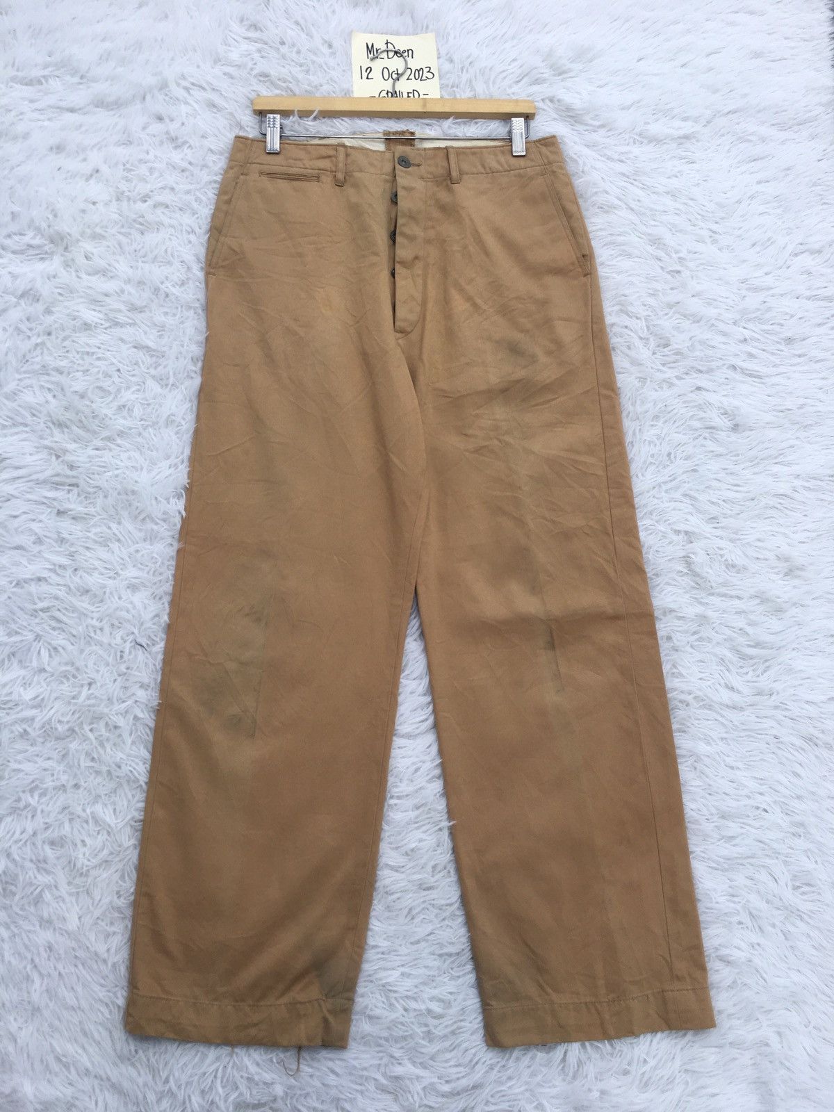 Buzz Rickson's Vtg Buzz Ricksons 1945 Model US Army Trousers/Khakis Pants Size US 32 / EU 48 - 1 Thumbnail