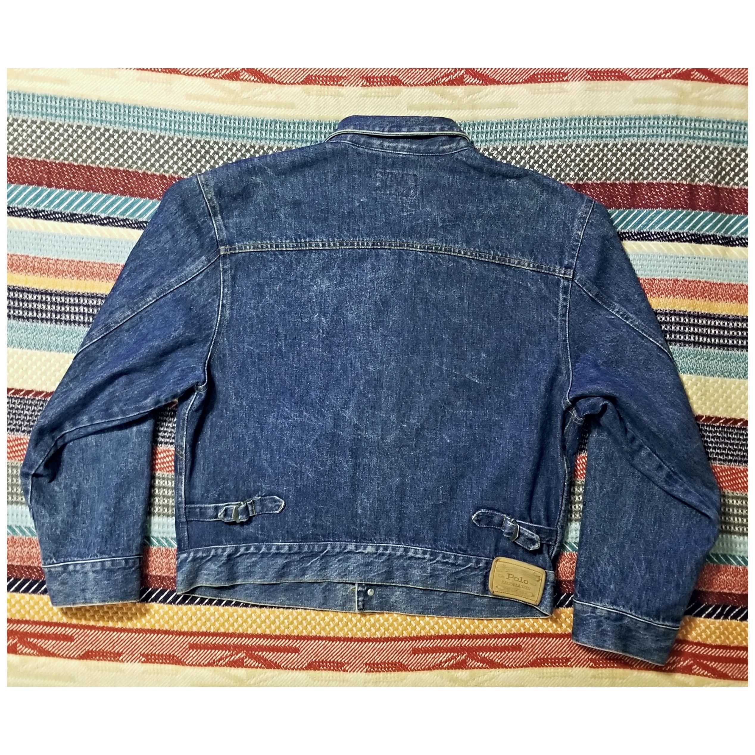 RRL Ralph Lauren VTG 80s POLO RALPH LAUREN DENIM JACKET- WOMEN'S SIZE LARGE Size L / US 10 / IT 46 - 12 Thumbnail
