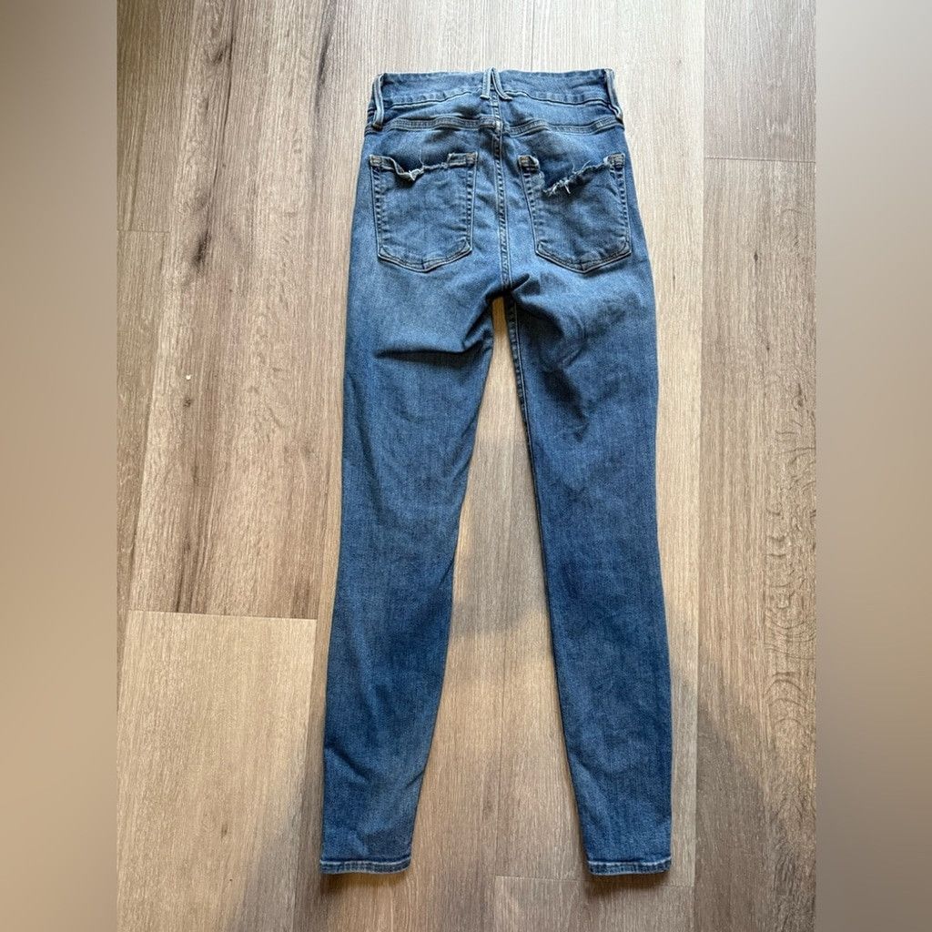 Good American Good American Blue Skinny Good Legs Jeans Classic Denim Size 24" / US 00 / IT 34 - 2 Thumbnail