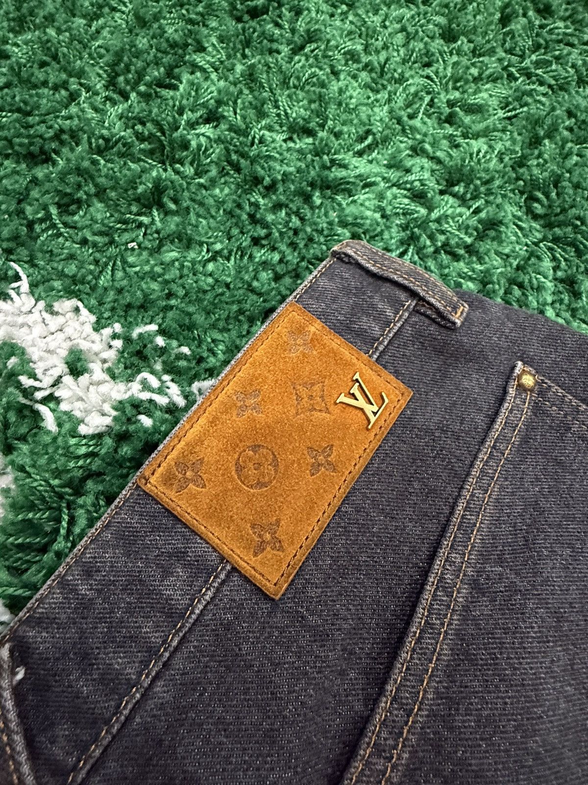 Louis Vuitton Louis Vuitton Monogram Flower Denim Pants Size US 32 / EU 48 - 3 Thumbnail