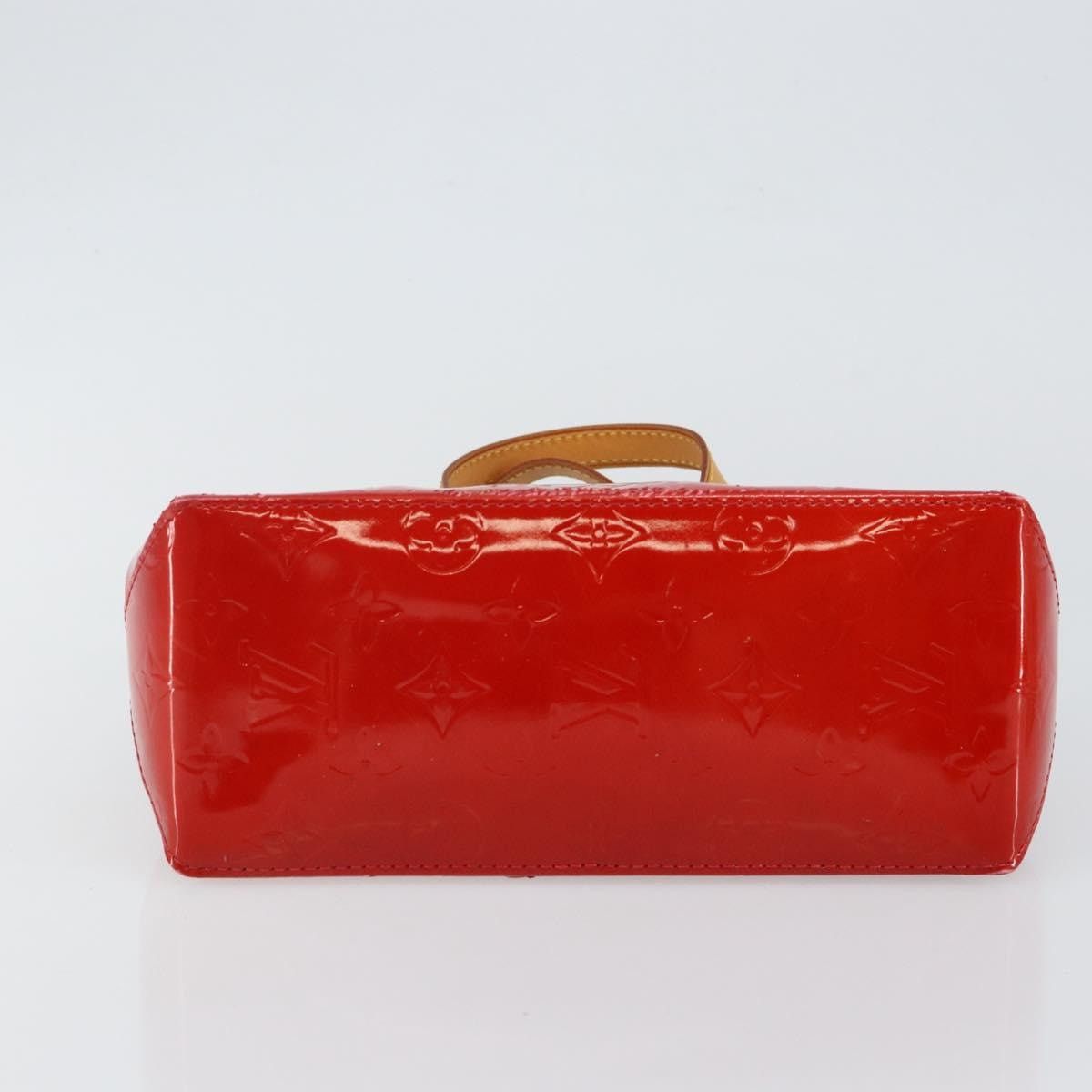 Louis Vuitton LOUIS VUITTON Monogram Vernis Reade PM Hand Bag Red Rouge Size ONE SIZE - 9 Thumbnail