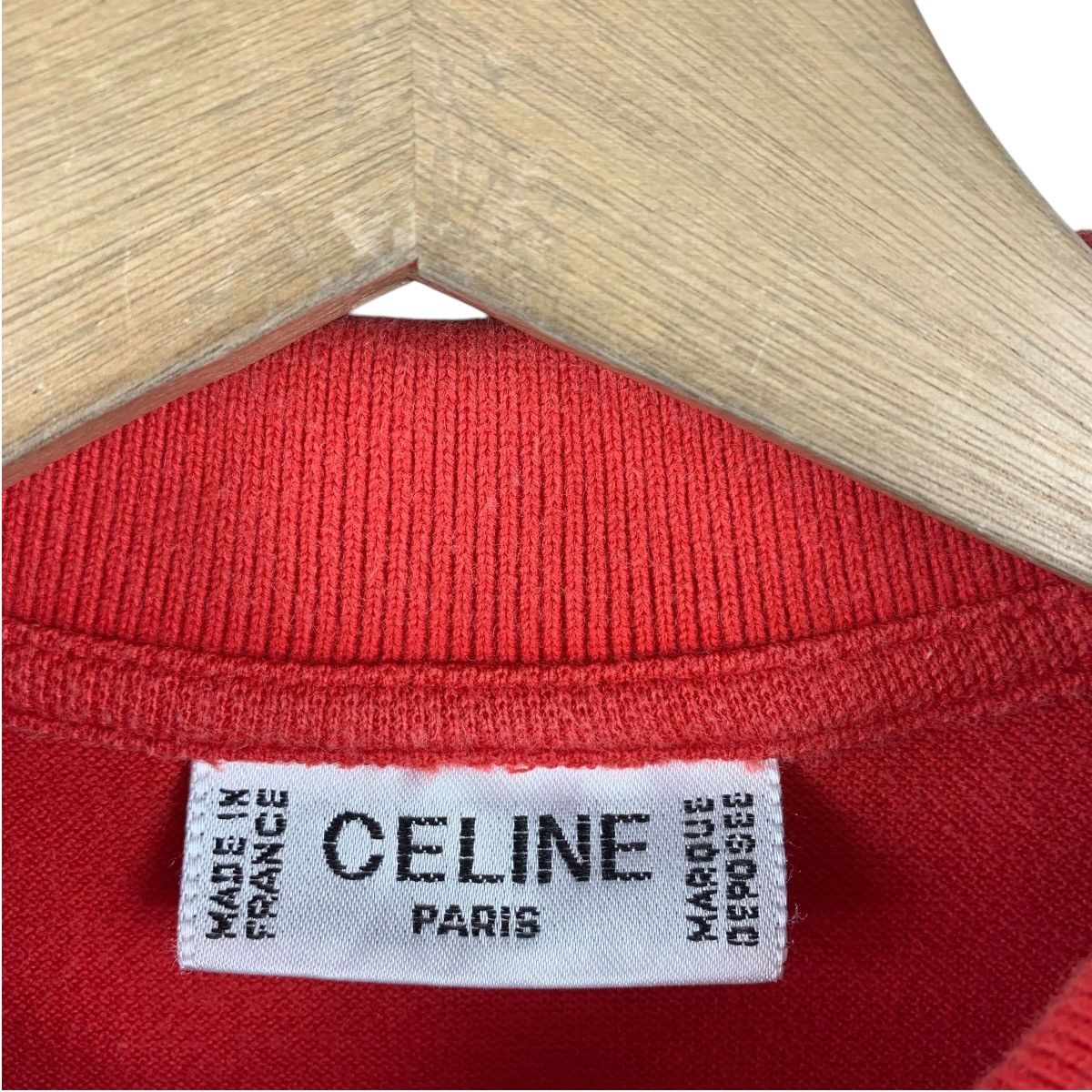 Celine × Vintage Vintage CELINE pocket polo tee Size US M / EU 48-50 / 2 - 3 Thumbnail