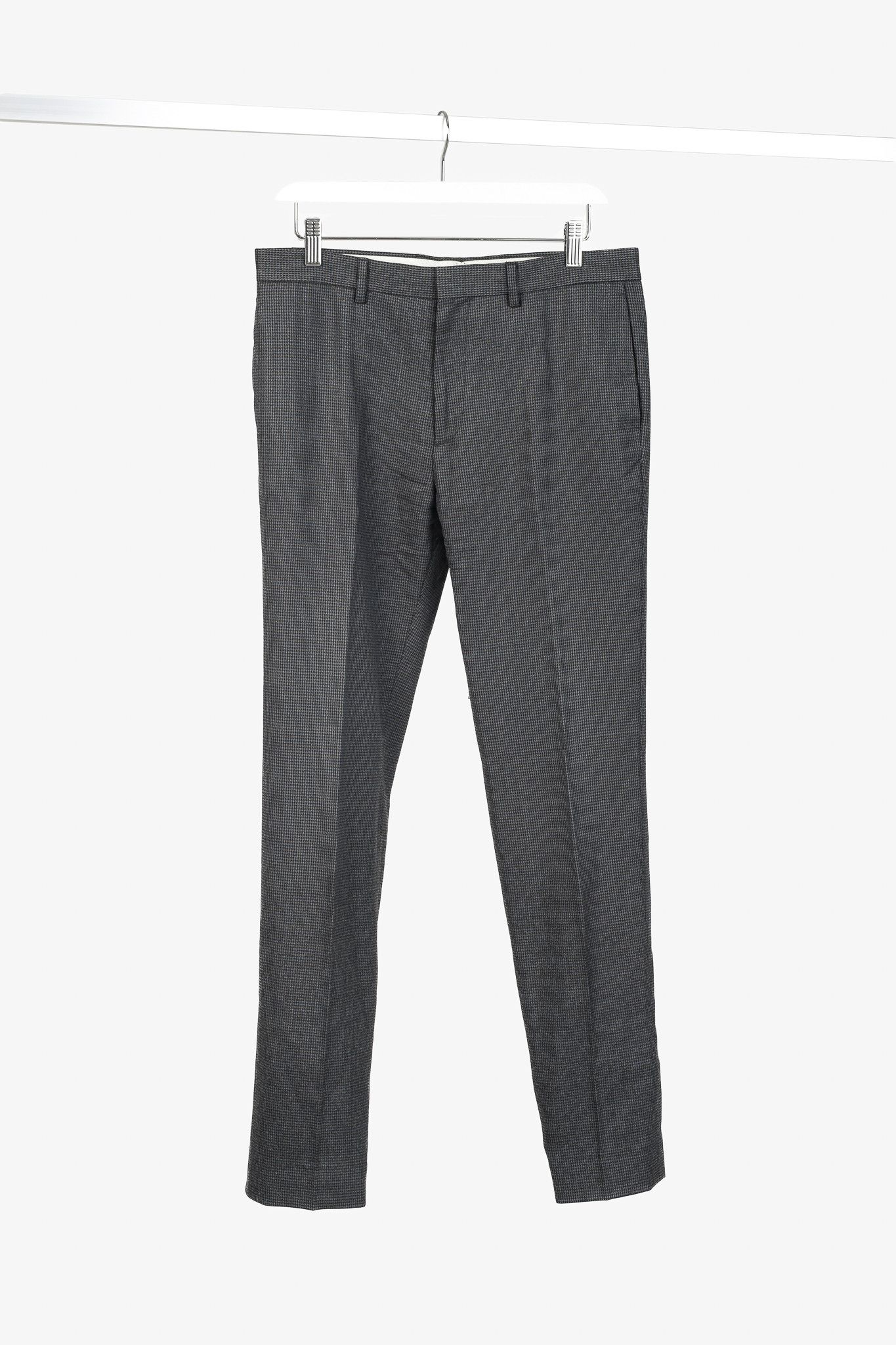 PS Paul Smith Check Wool-Suiting Tapered Trousers