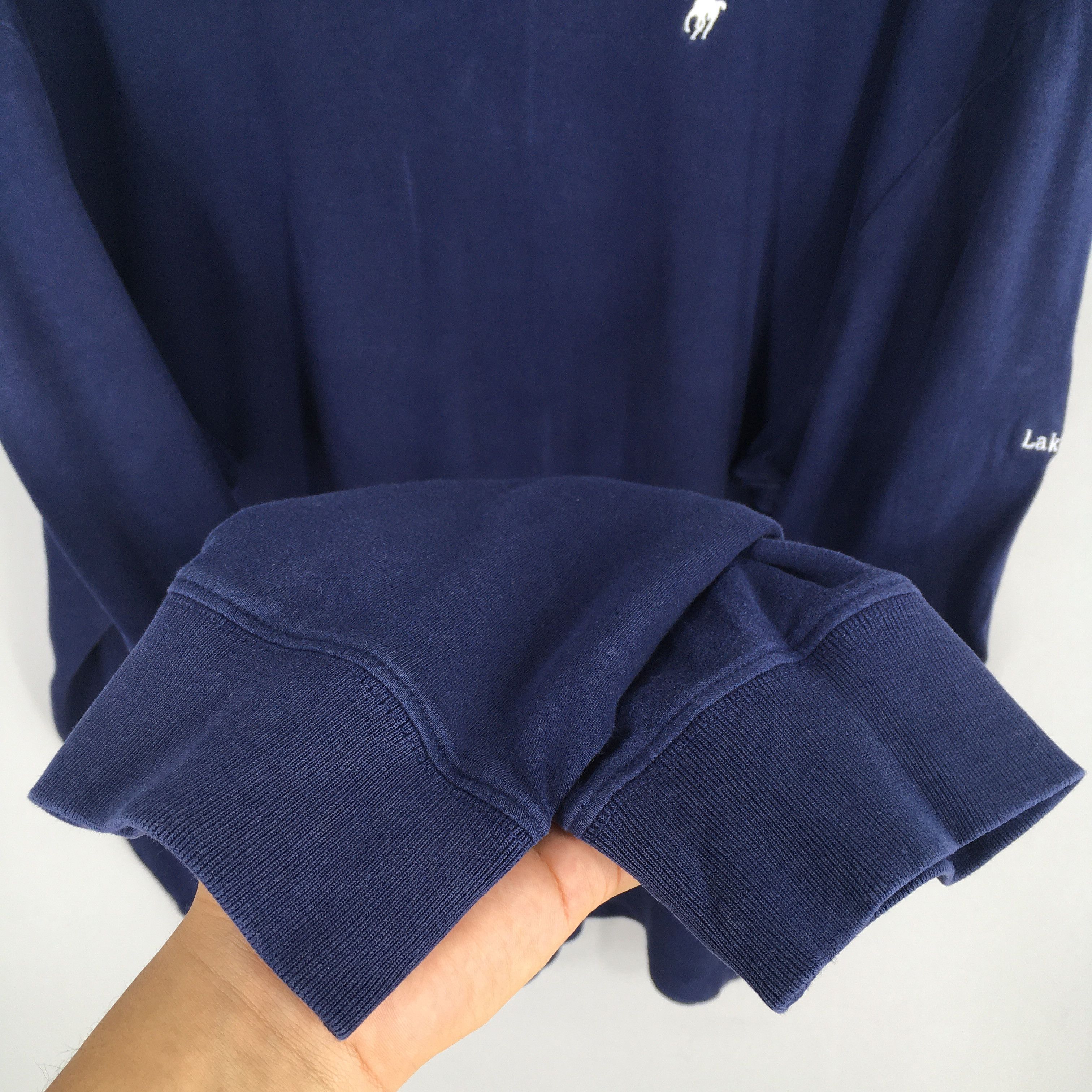 Polo Ralph Lauren × RRL Ralph Lauren × Ralph Lauren Vintage Polo Golf Ralph Lauren Blue Sweatshirt XLarge Size US XL / EU 56 / 4 - 5 Thumbnail