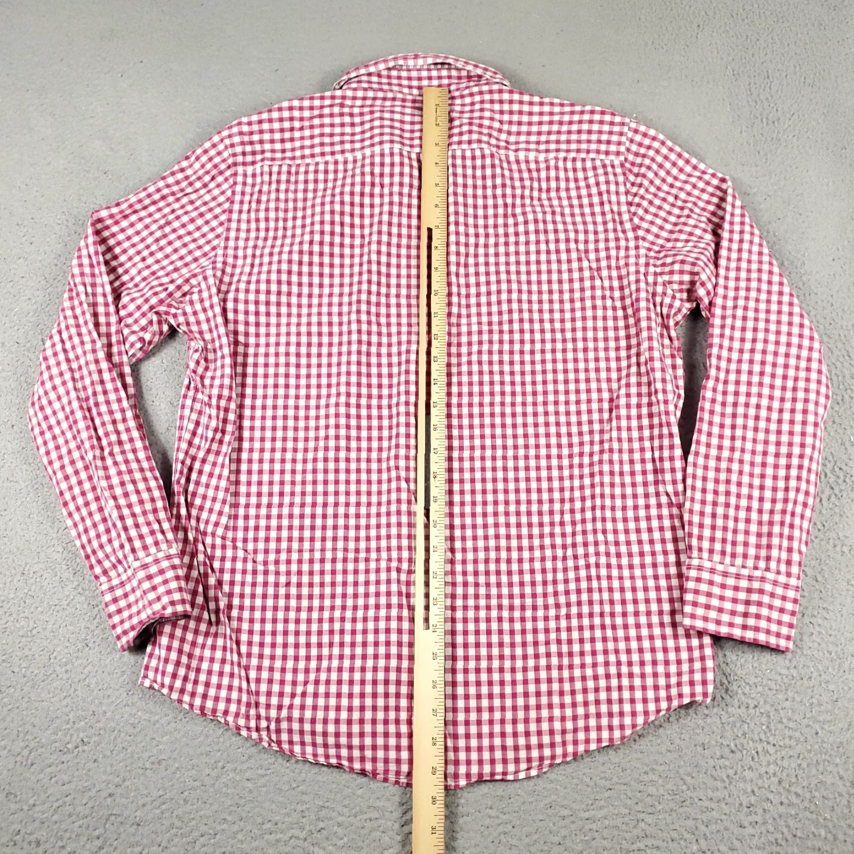 American Eagle Outfitters American Eagle Outfitters Shirt Men L Red Check Long Sleeve Cotton Button-Up Casual Size US L / EU 52-54 / 3 - 6 Thumbnail