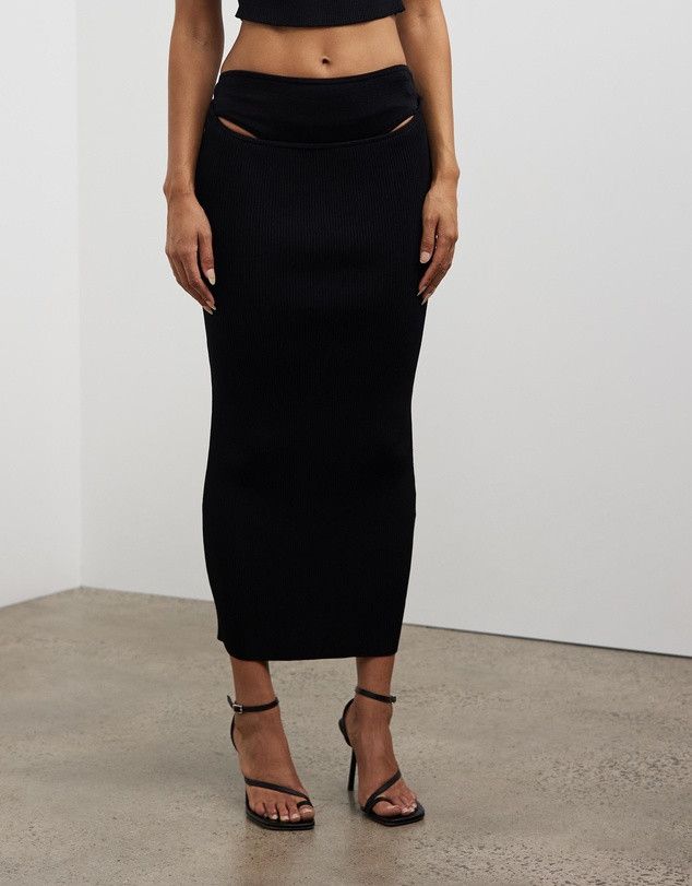 Christopher Esber Submerged Underwear Knit Skirt Size 25" / US 0 / IT 36 - 3 Thumbnail