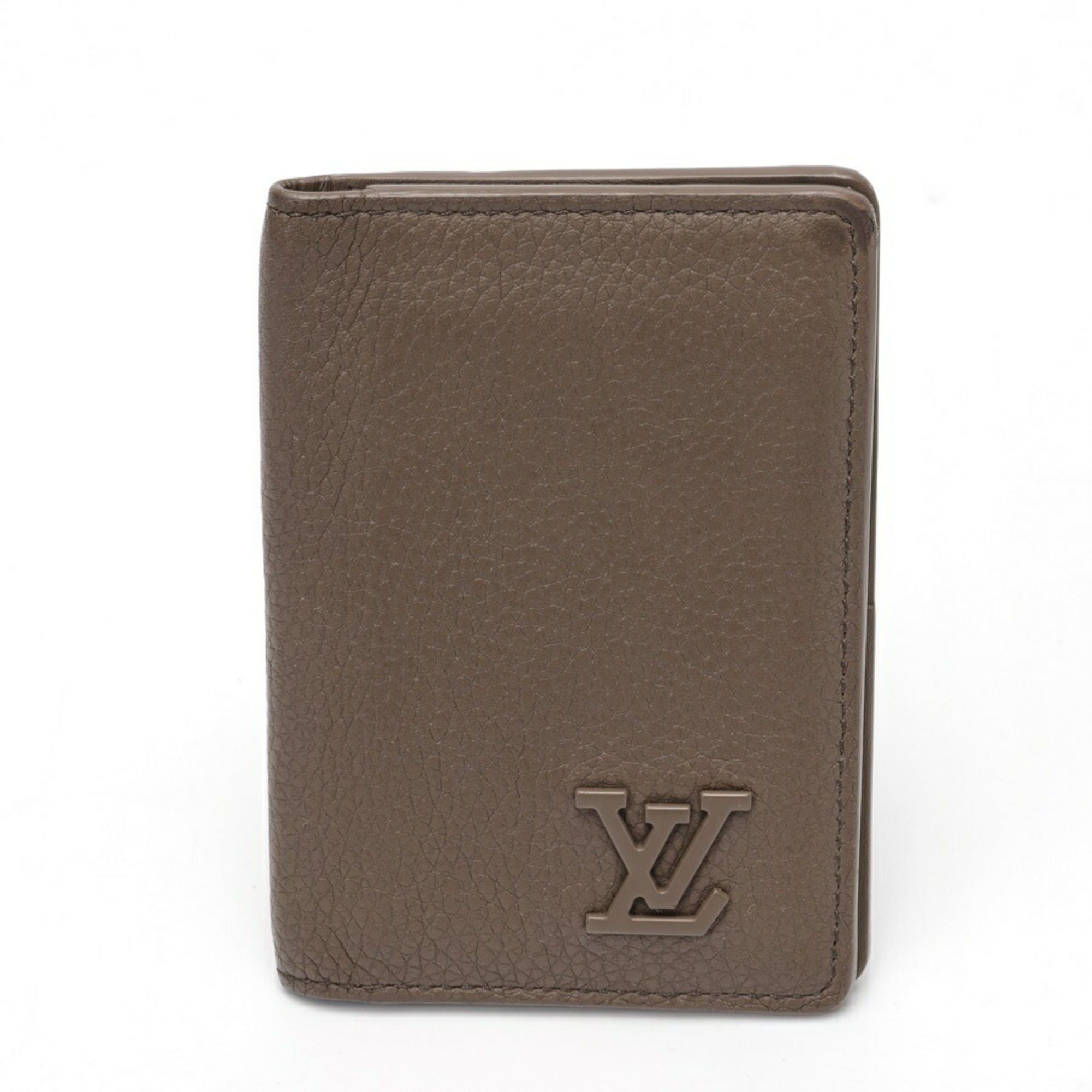 Louis Vuitton Louis Vuitton LV Aerogram Card Case Organizer de Poche M11490, Grain Leather, Brown Size ONE SIZE - 1 Thumbnail