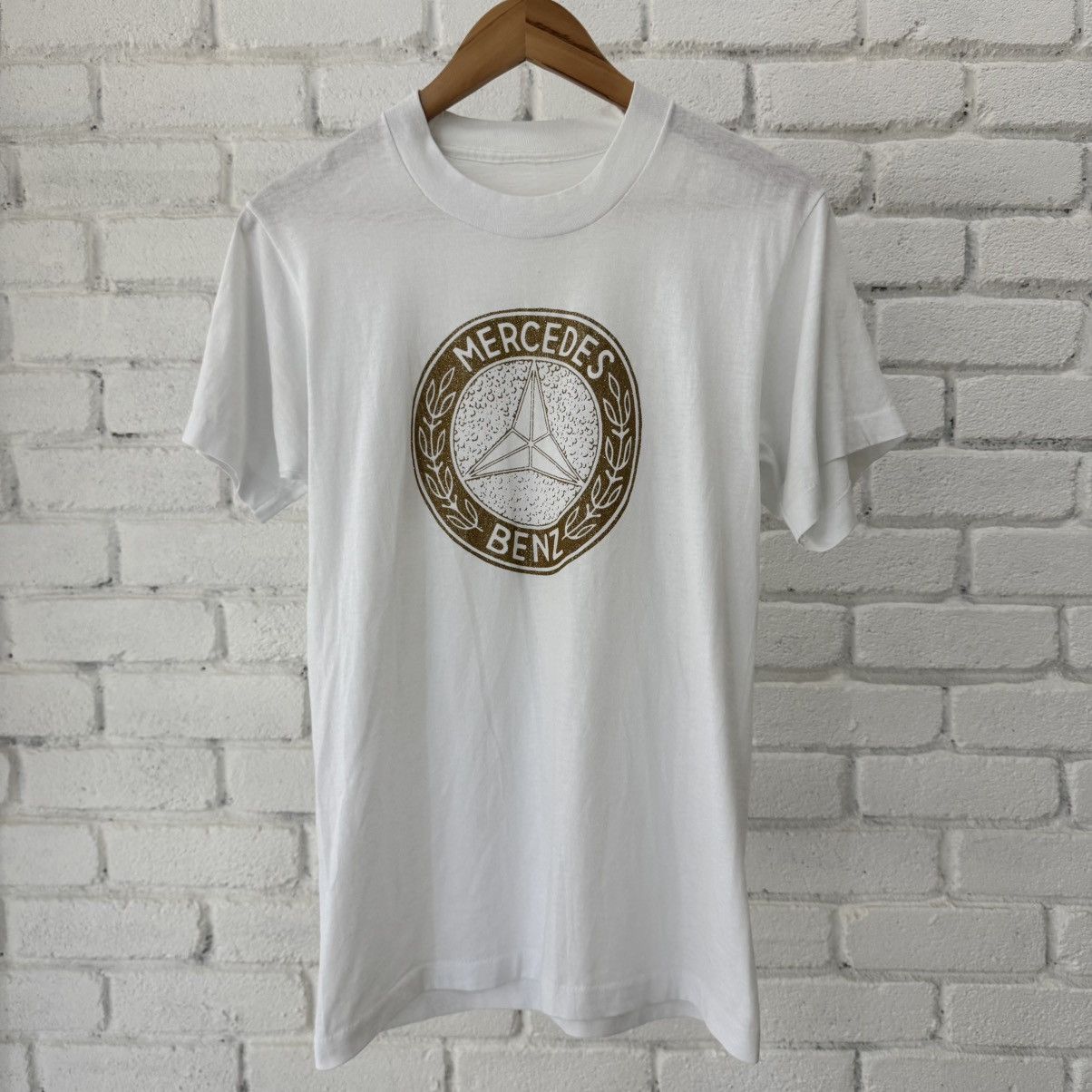 Mercedes-Benz Vintage Mercedes Benz Tee Size US M / EU 48-50 / 2 - 1 Thumbnail