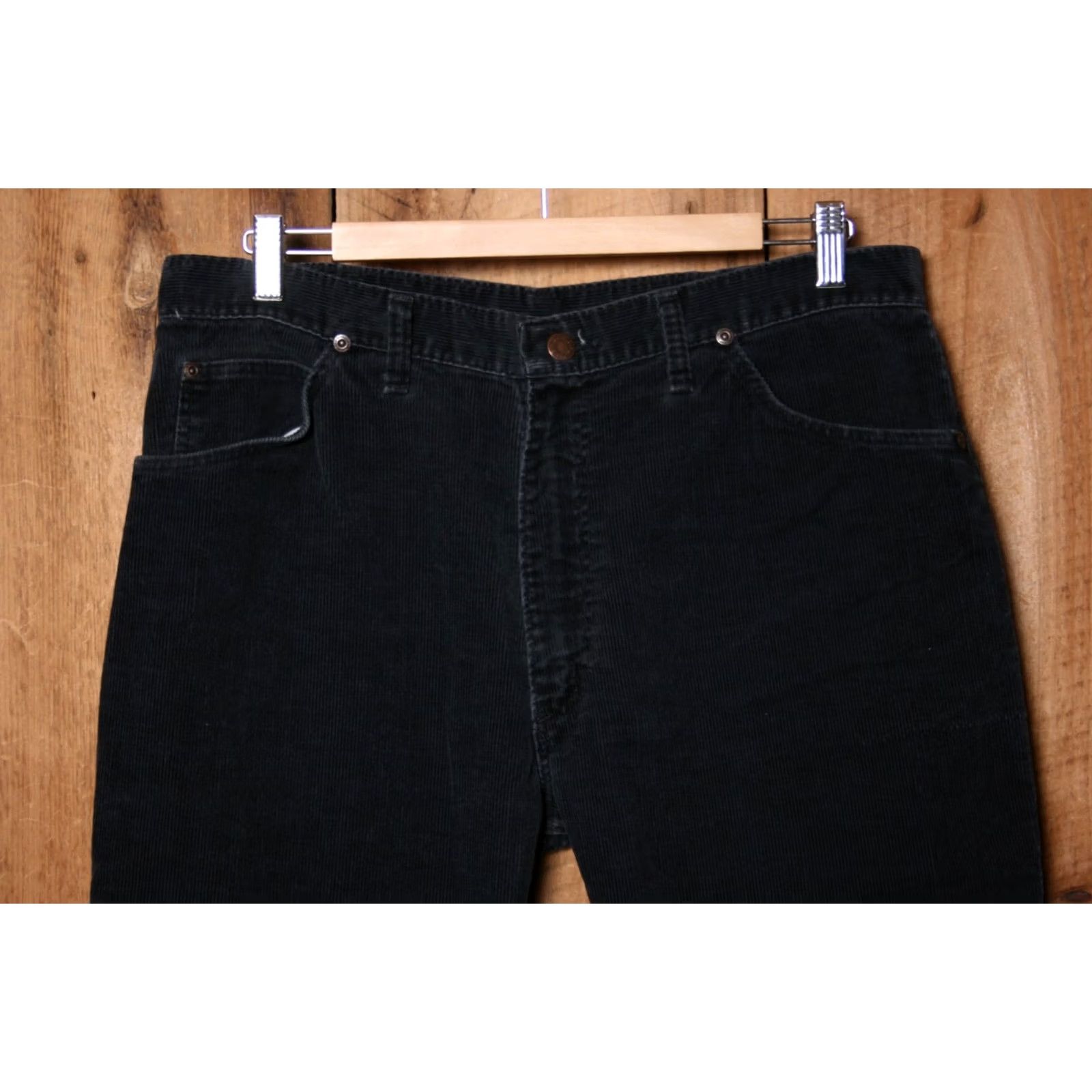 Wrangler VINTAGE Wrangler Pants Corduroy Dark Blue 34x29 Regular Straight Mens Jeans Pants Corduroy Front Flat Front 36x30 USA Made Wrangler"> Size US 34 / EU 50 - 2 Thumbnail