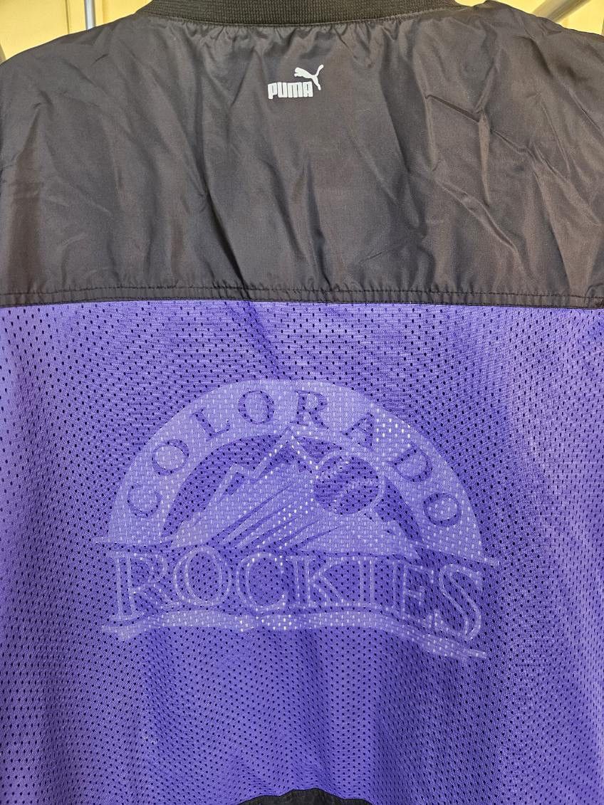 Puma Colorado Rockies MLB X Puma Full Zip Windbreaker Jacket Size US XXL / EU 58 / 5 - 4 Thumbnail