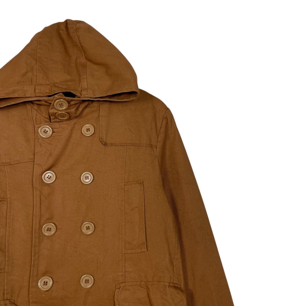 Japanese Brand Japanese Brand VSKA Hooded Double Breasted Jacket Size US M / EU 48-50 / 2 - 5 Thumbnail