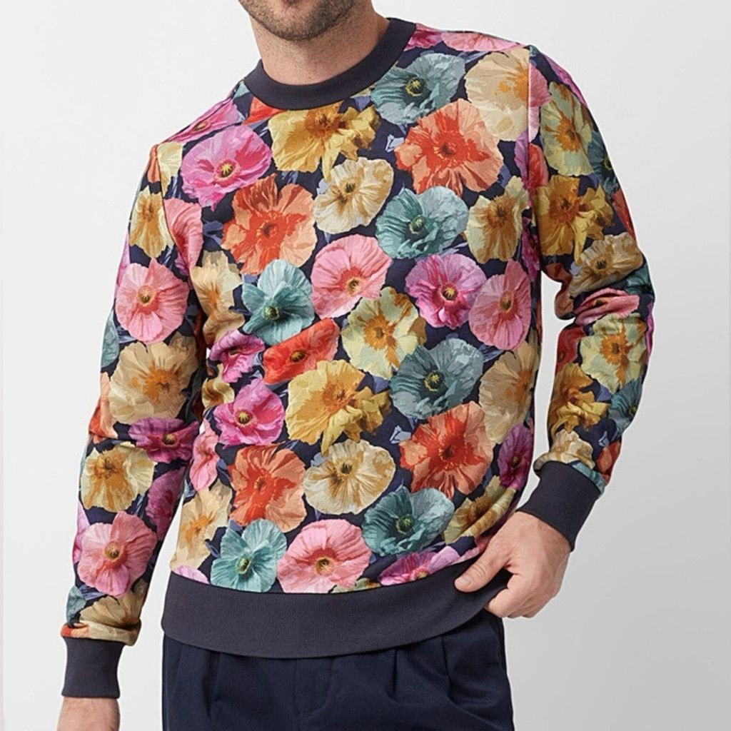 Liberty × Simons Simons x Liberty Floral Crewneck Cotton Sweatshirt Size M Size US M / EU 48-50 / 2 - 1 Thumbnail