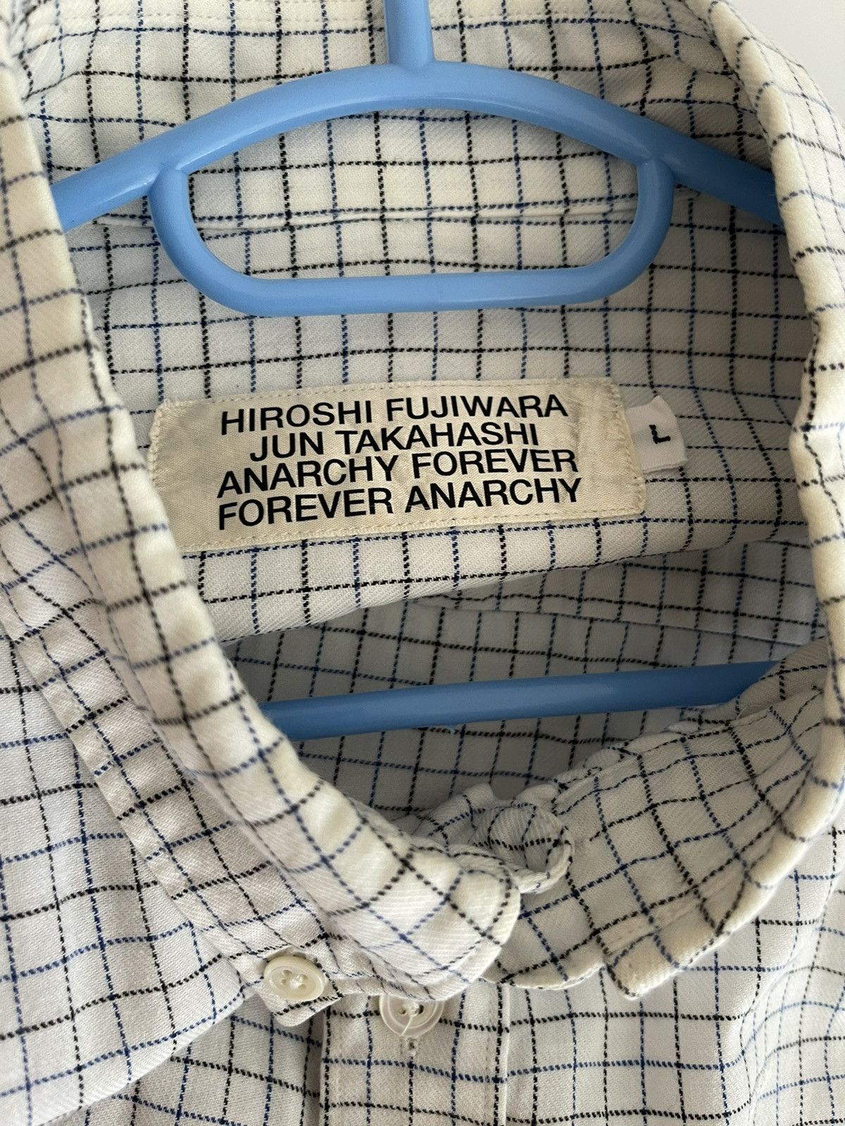 Hiroshi Fujiwara AFFA Check Shirt Size US M / EU 48-50 / 2 - 3 Thumbnail
