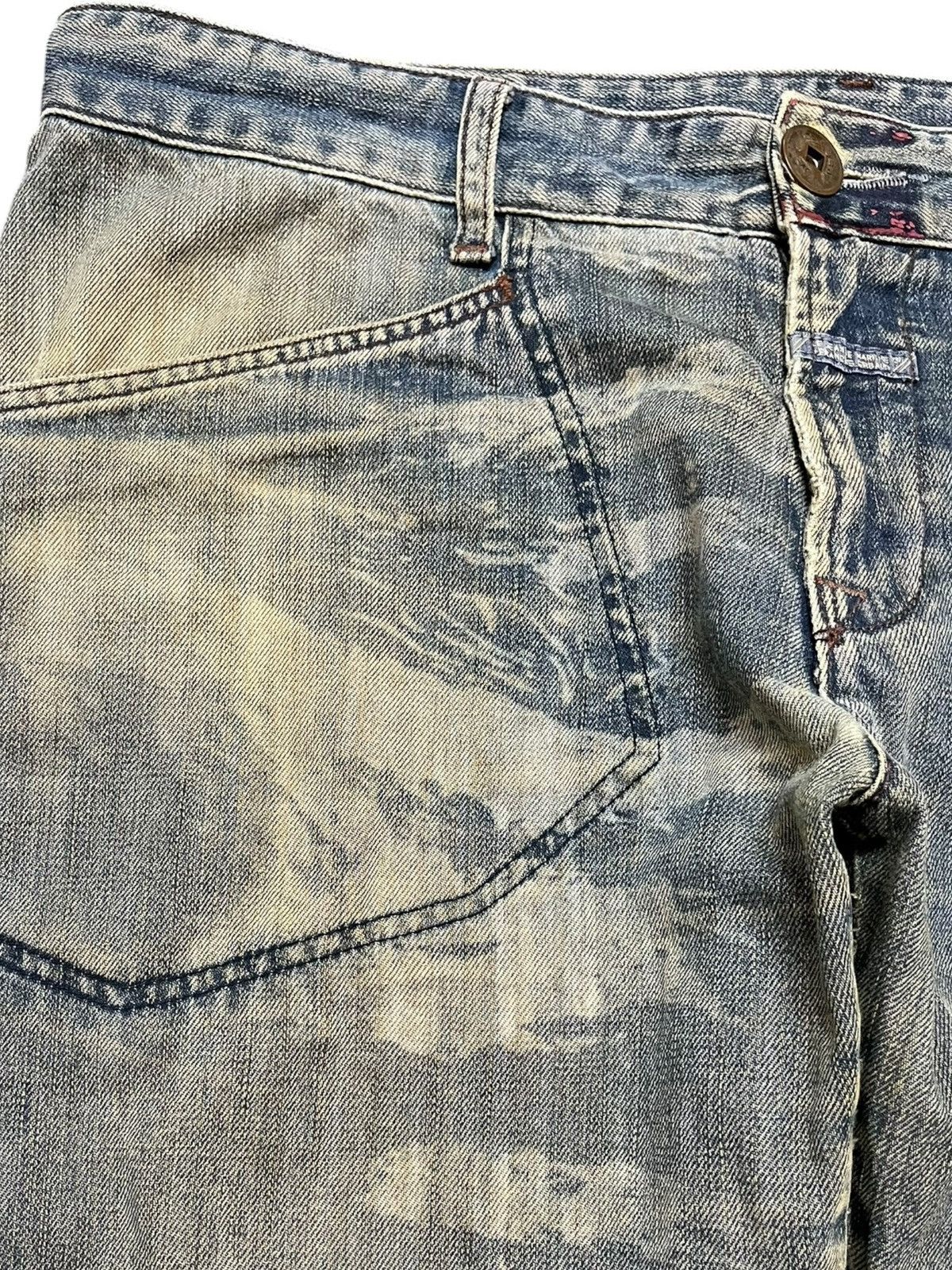 Marithe + Francois Girbaud Vintage Marithe Francois Girbaud Camourflage Denim Size US 37 - 5 Thumbnail