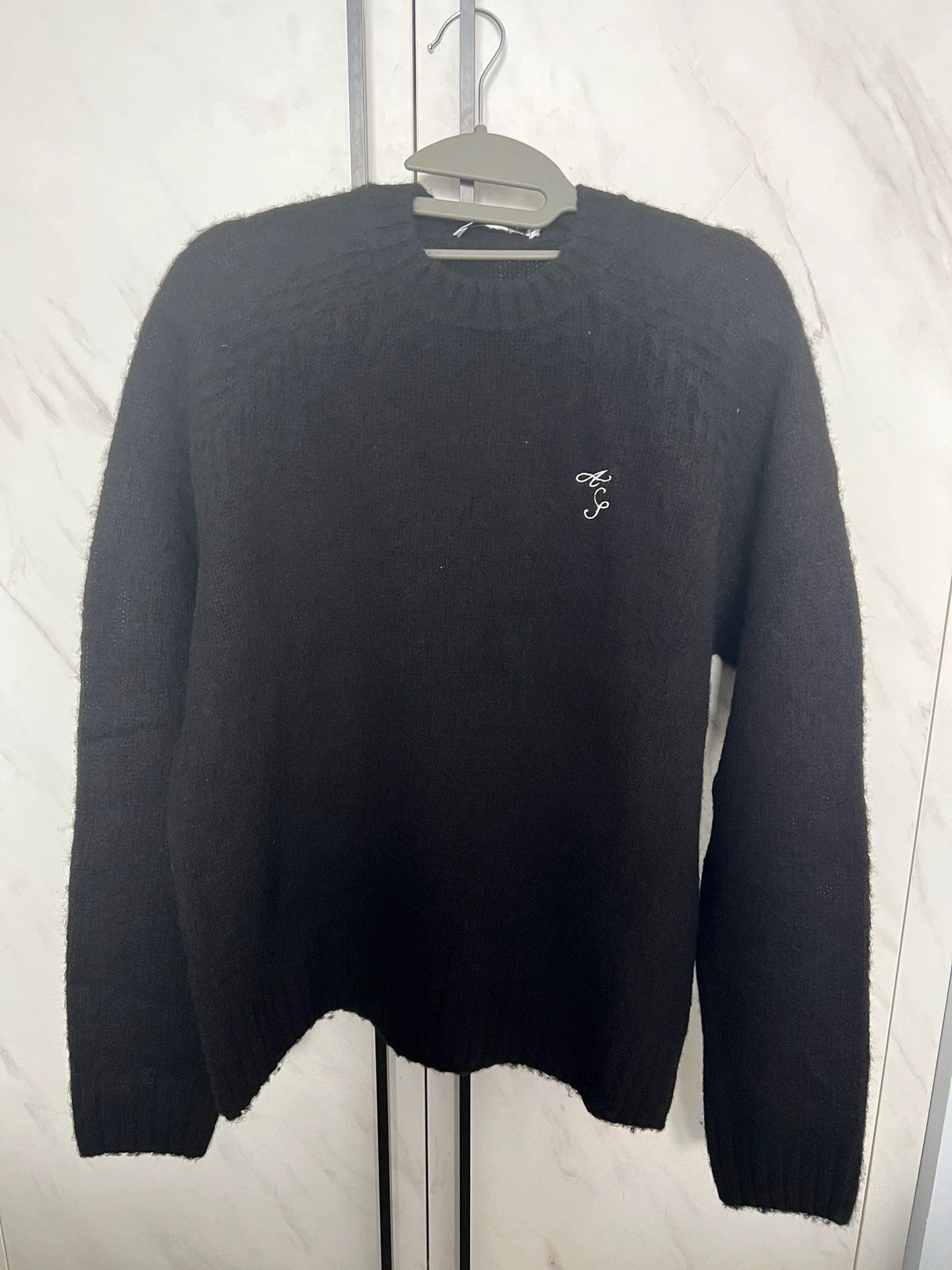 Acne Studios Acne StudioSolid color Log crew-neck long-sleeved sweater -DMC Size US S / EU 44-46 / 1 - 1 Thumbnail