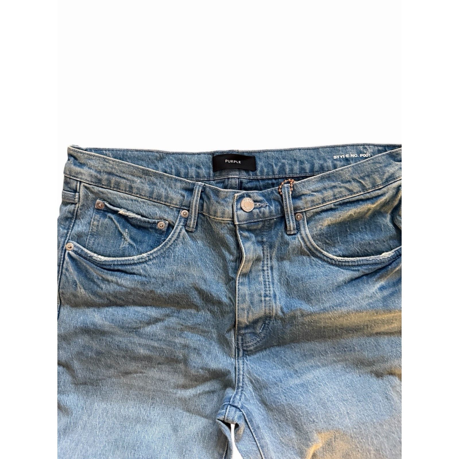 Purple Brand Purple Brand Jeans Men Rhone Skinny Blue P001 Size 34/32 Size US 34 / EU 50 - 4 Thumbnail