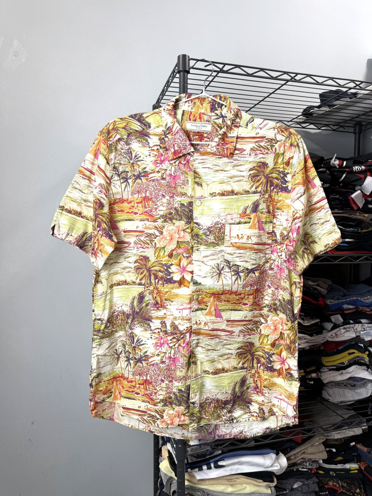 Tintoria Mattei Tintoria Mattei 954 Colourful Hawaiian Shirt Size US S / EU 44-46 / 1 - 1 Thumbnail