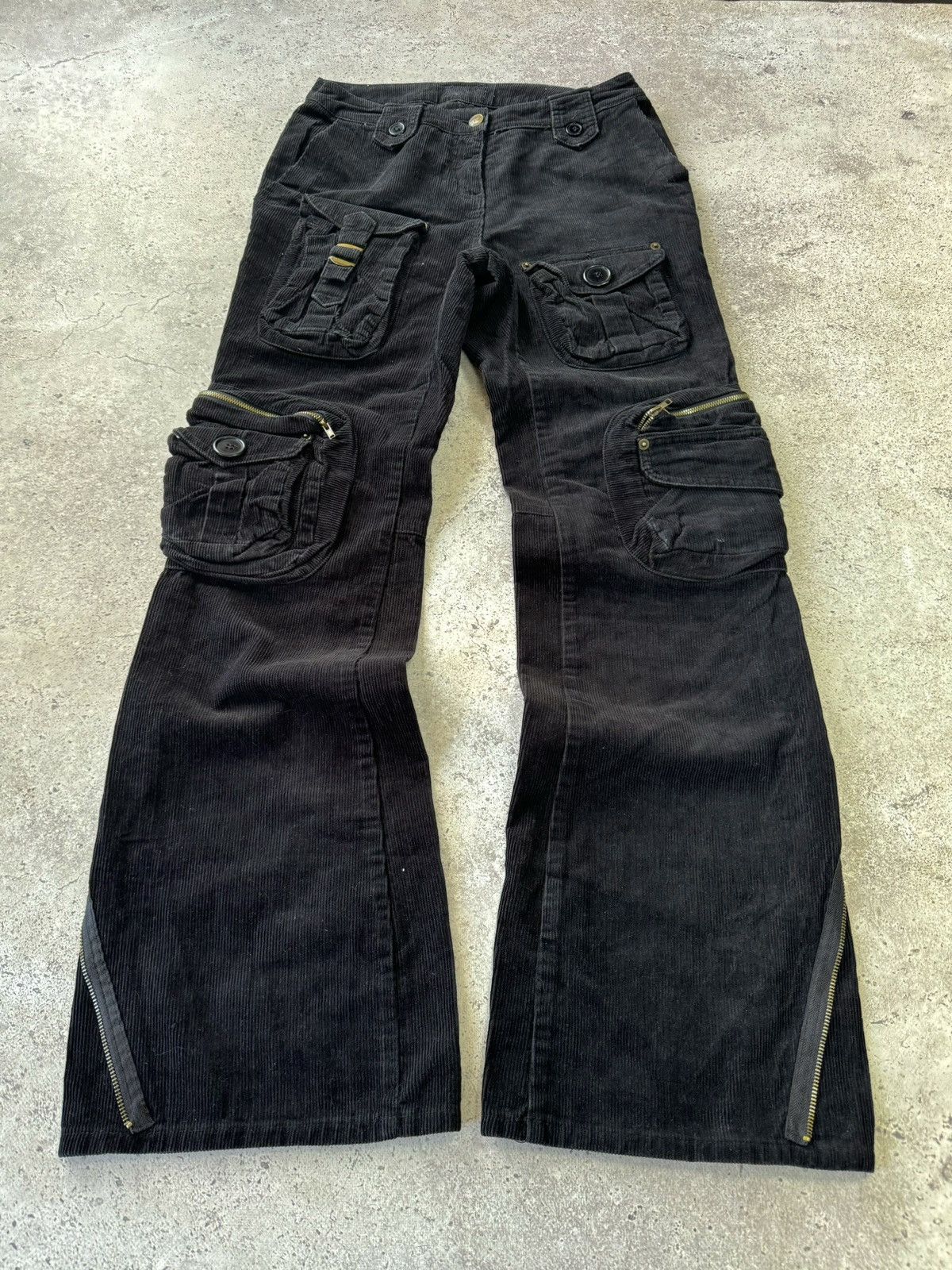 Le Grande Bleu (L.G.B.) LGB Black Crow Fringe Flare Jeans | Grailed