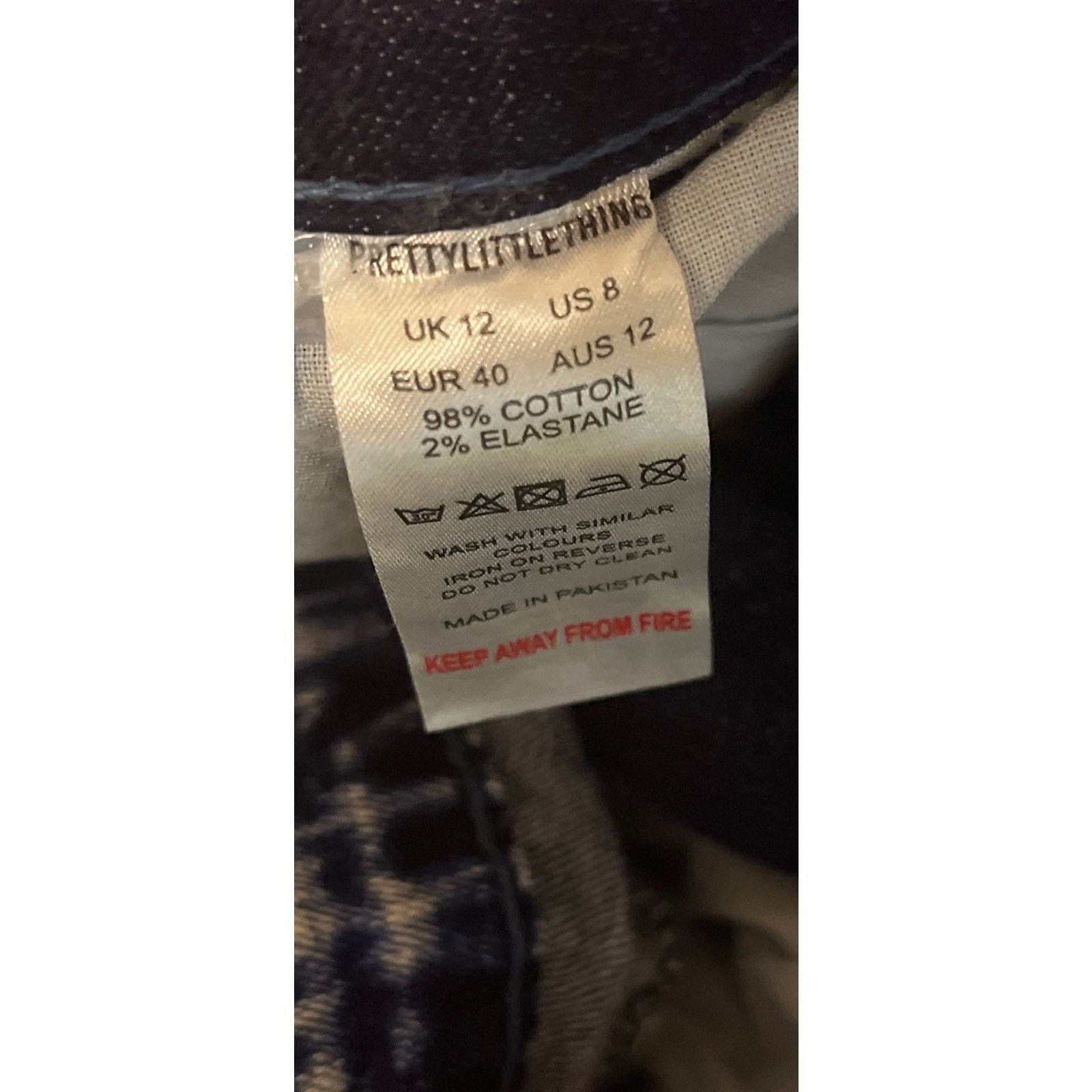 Other Pretty Little Thing Flare Jean - Size: 8 - Washed Blue Size 30" / US 8 / IT 44 - 6 Thumbnail