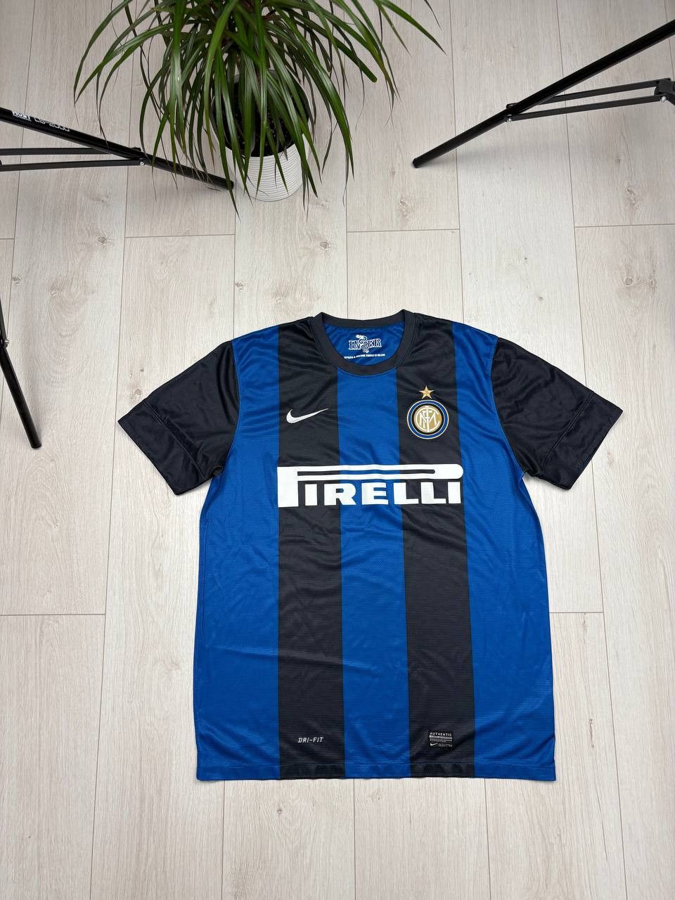Nike Nike Inter Milan International soccer 2012/13 Home Jersey Size US L / EU 52-54 / 3 - 1 Thumbnail