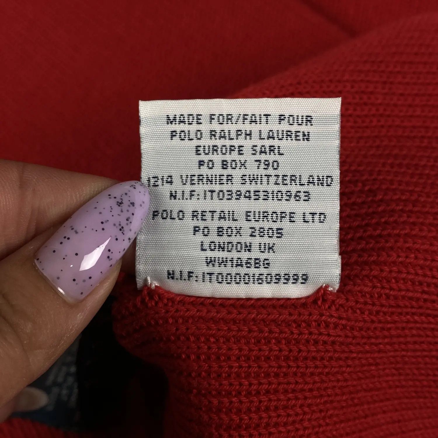 Polo Ralph Lauren Mens Sweater Pullover Polo Ralph Lauren Vintage Size M Red Size US M / EU 48-50 / 2 - 9 Thumbnail