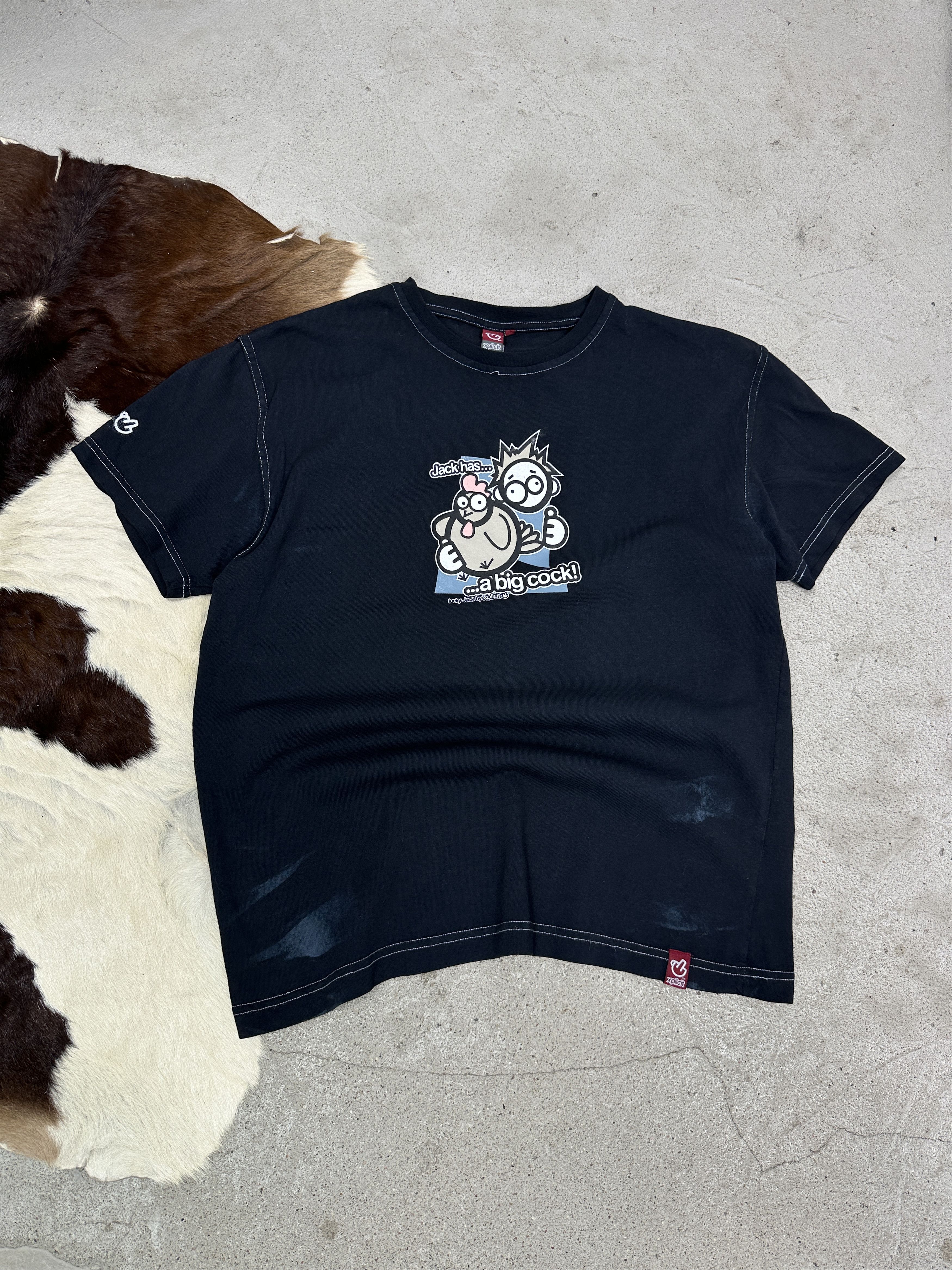 Vintage Vintage Casual Streetwear Funny Printed Oversize T-shirt Y2K Size US L / EU 52-54 / 3 - 1 Thumbnail