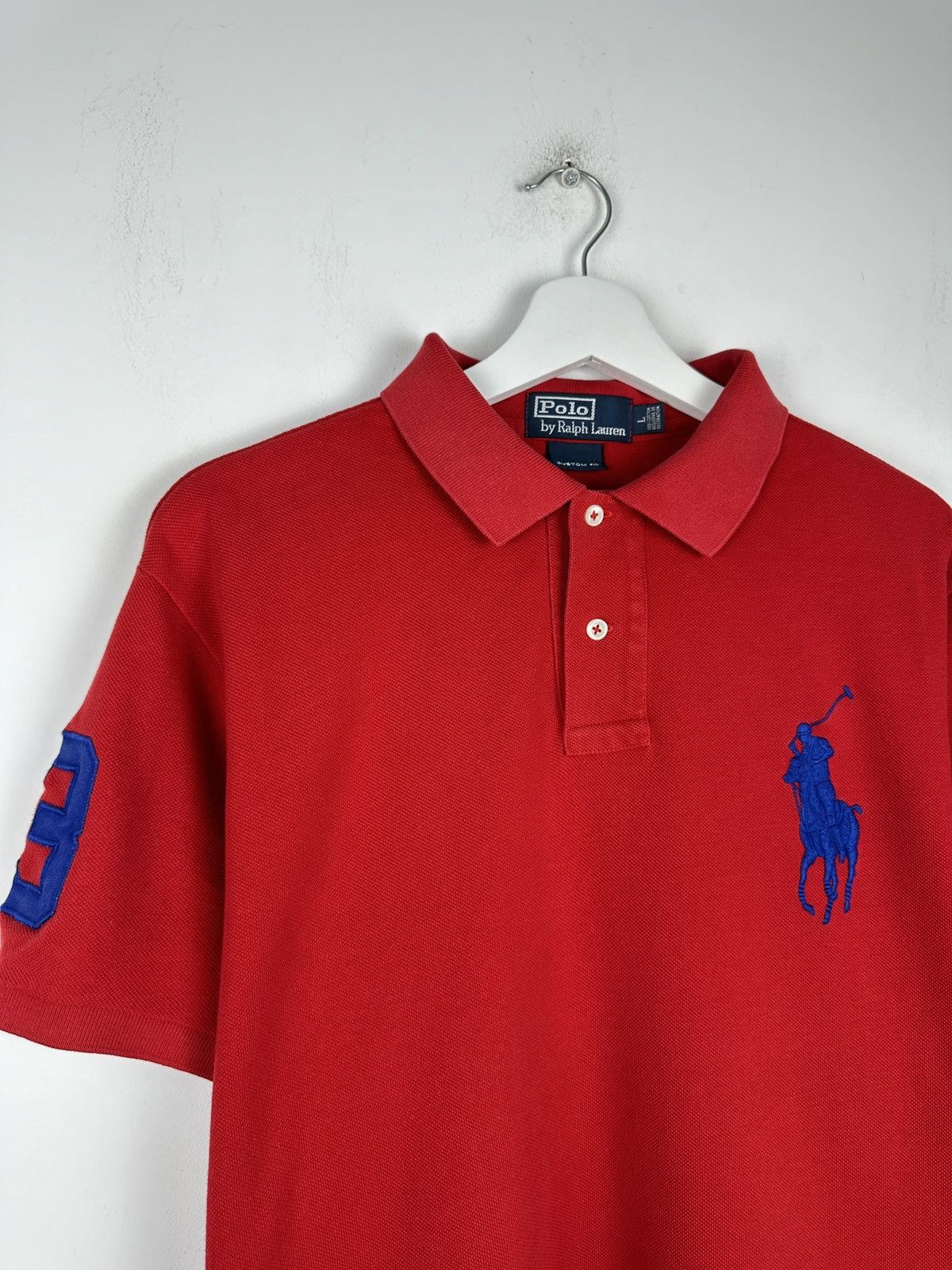 Polo Ralph Lauren Polo Ralph Lauren Big Logo Polo Shirt Chief Keef Style Sosa Size US L / EU 52-54 / 3 - 3 Thumbnail