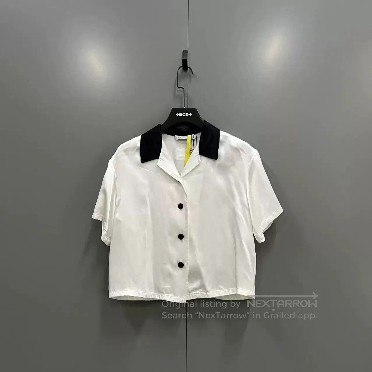 Dior Dior Silk Short-Sleeve Shirt. Size M / US 6-8 / IT 42-44 - 2 Thumbnail