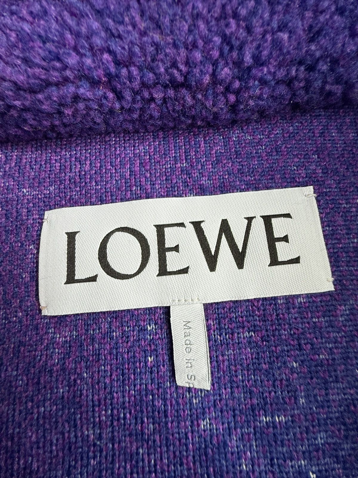 Loewe $2.5k 🤑 Loewe gradient Rainbow fleece leather detail jacket Size US L / EU 52-54 / 3 - 22 Thumbnail