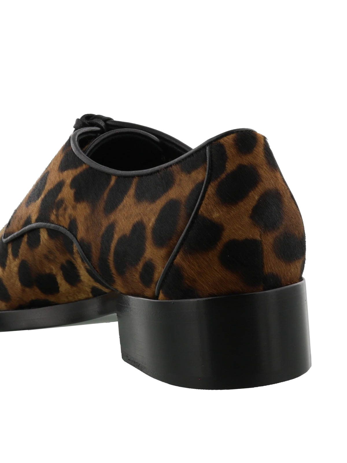 Dolce & Gabbana o1y0925 Leoprd-Print Laced Shoes in Brown/Black Size US 4 / IT 34 - 4 Thumbnail