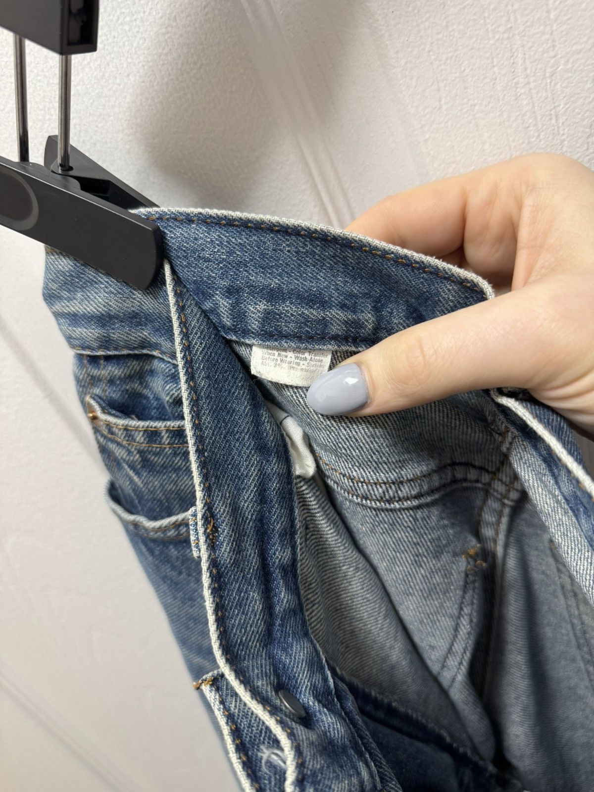 Levi's Vintage Clothing Levi's Levis Vintage White Tab Denim Jeans Flared Distressed Size US 30 / EU 46 - 6 Thumbnail