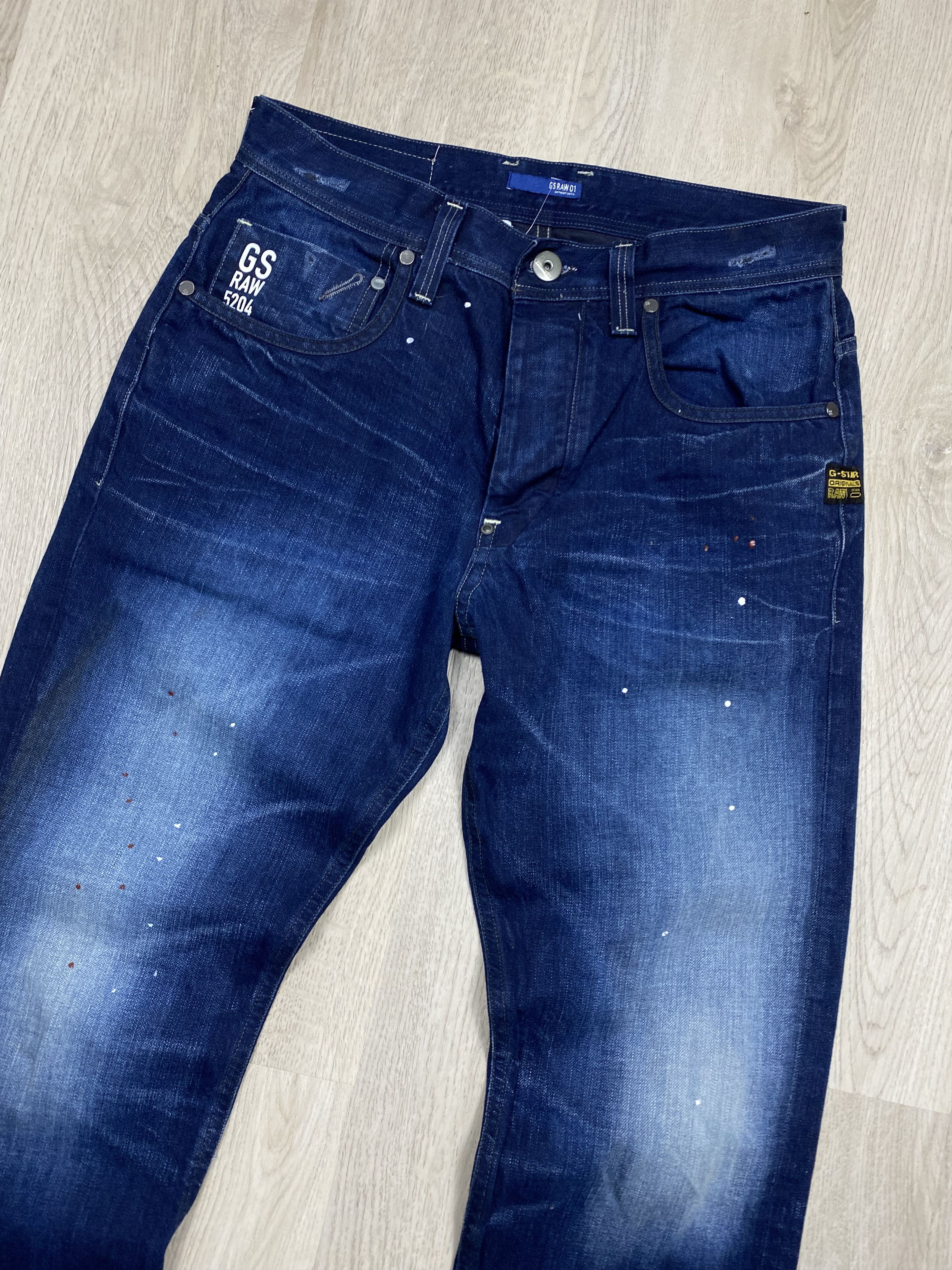 G-Star G Star Raw Mens Attacc Straight Denim Pants Jeans Size US 31 - 2 Thumbnail