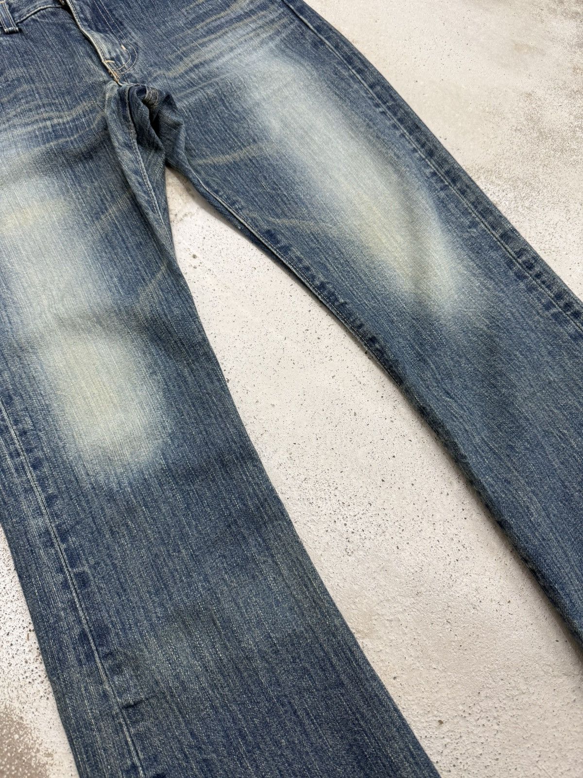 Edwin Miss Edwin 503 Flare Stonewashed Unisex Denim Pants Size 27" / US 4 / IT 40 - 5 Thumbnail