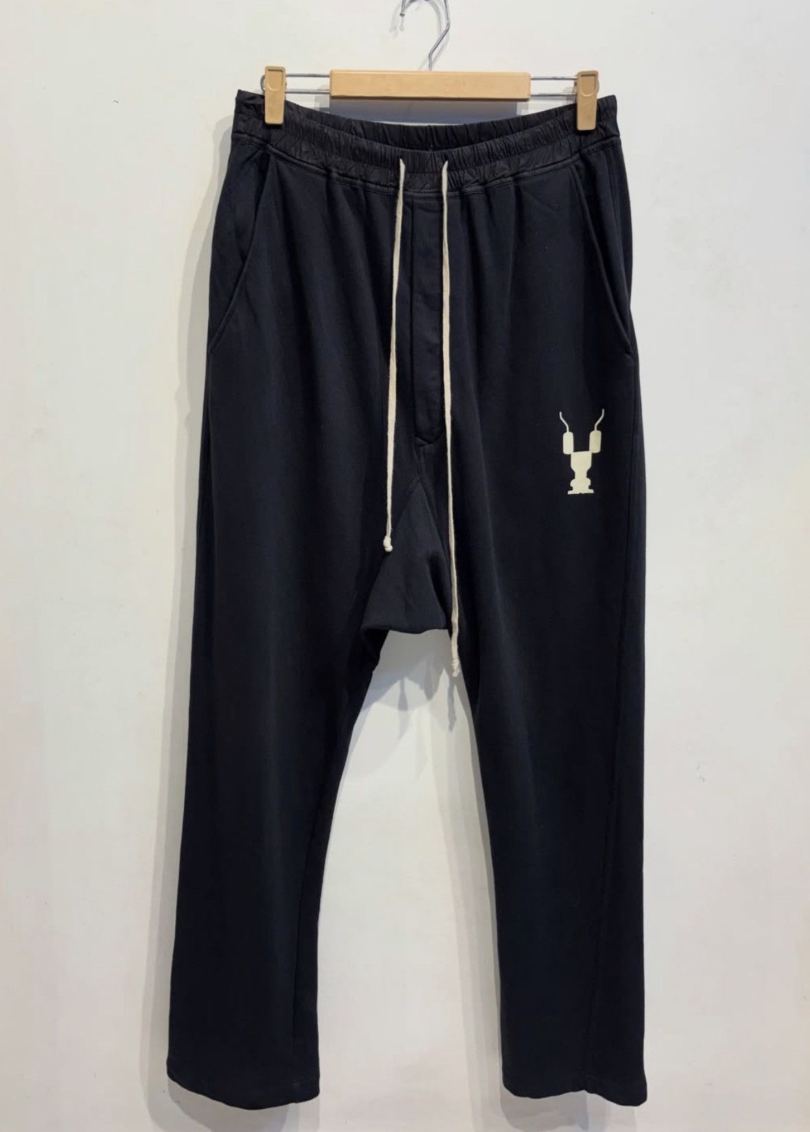Rick Owens Drkshdw Rick Owens DRKSHDW Drawstring Cropped Pants