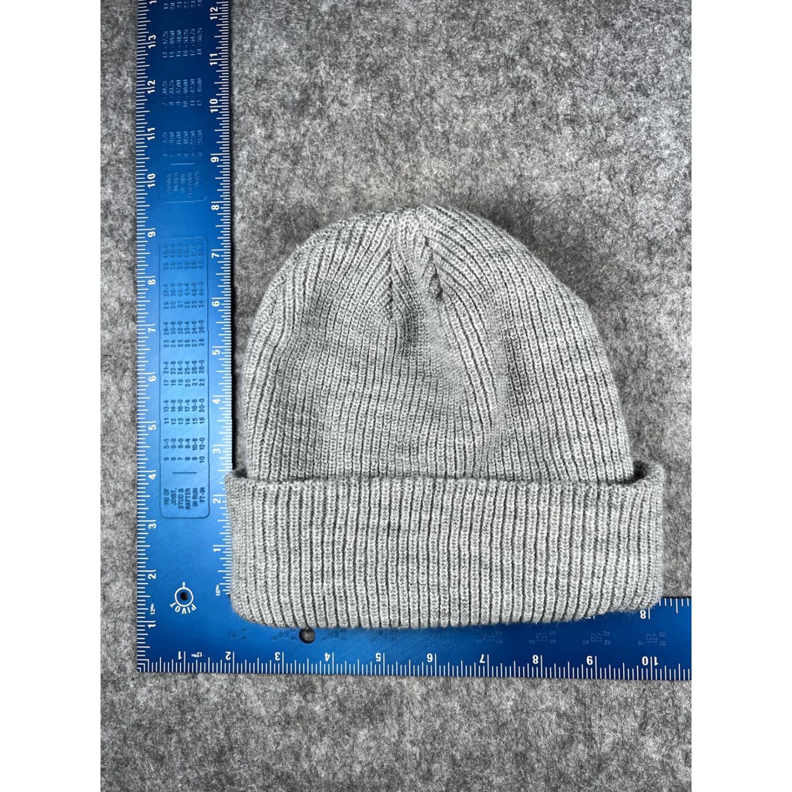 Vintage YP Classics Hat Beanie Mens One Size Gray Knit Keentek Logo Stretch Winter Size ONE SIZE - 4 Thumbnail
