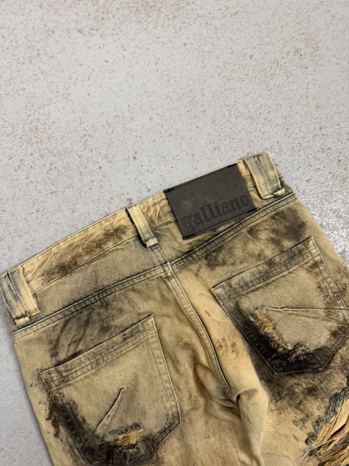 Vivienne Westwood Vintage 00s John Galliano Distressed Jeans Size US 28 / EU 44 - 14 Thumbnail
